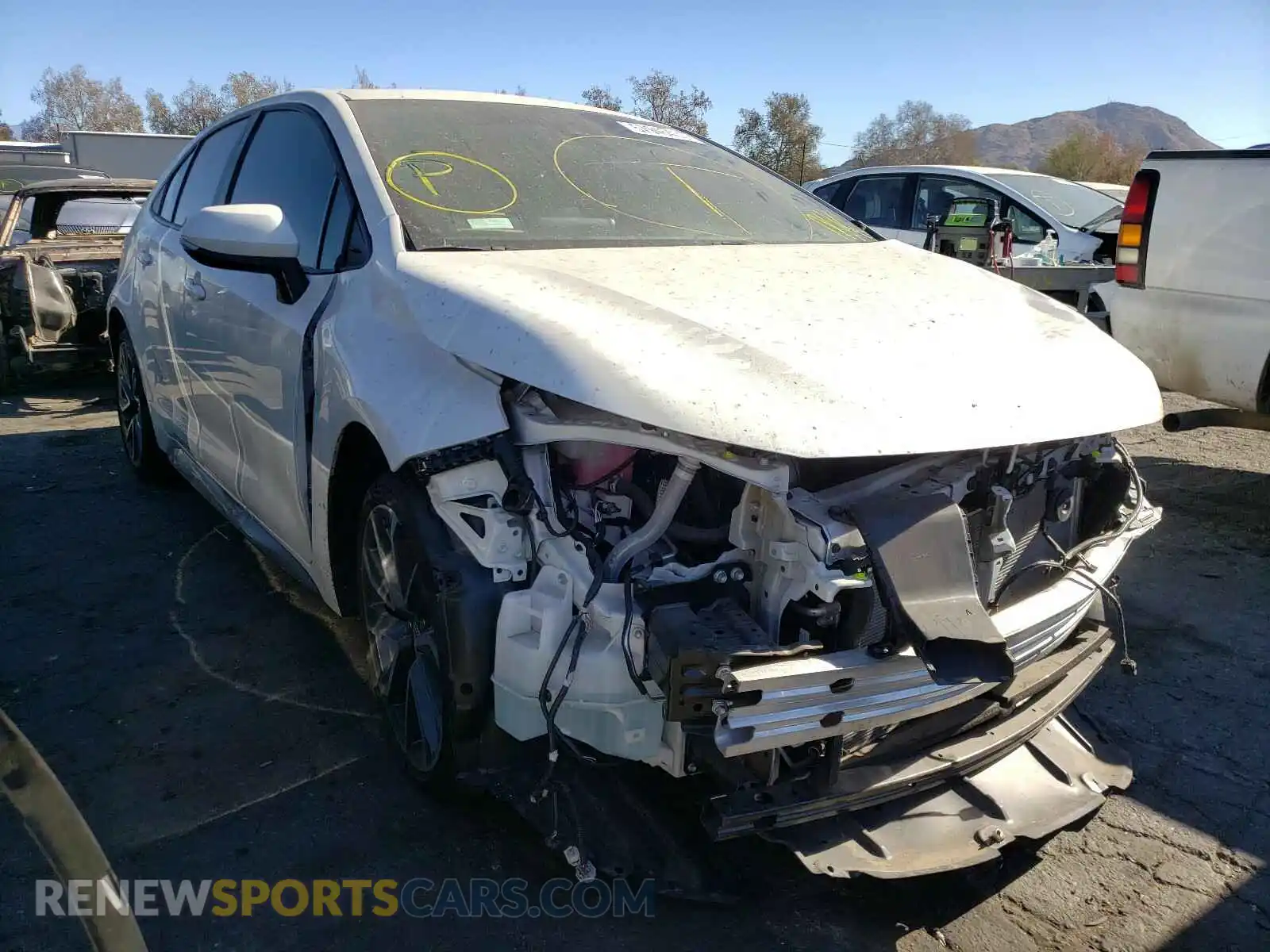 1 Photograph of a damaged car 5YFP4RCE1LP026809 TOYOTA COROLLA 2020
