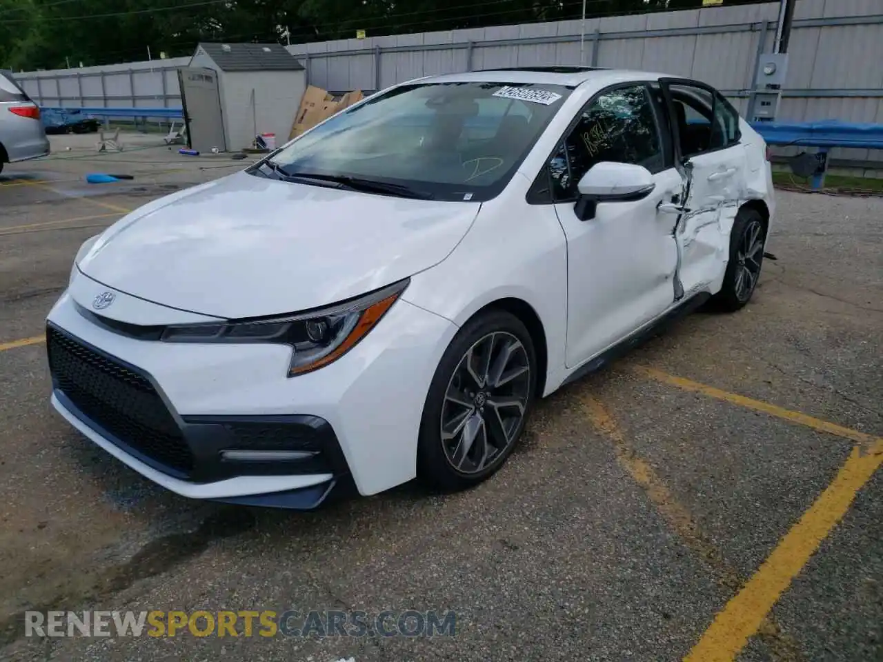 2 Photograph of a damaged car 5YFP4RCE1LP053430 TOYOTA COROLLA 2020