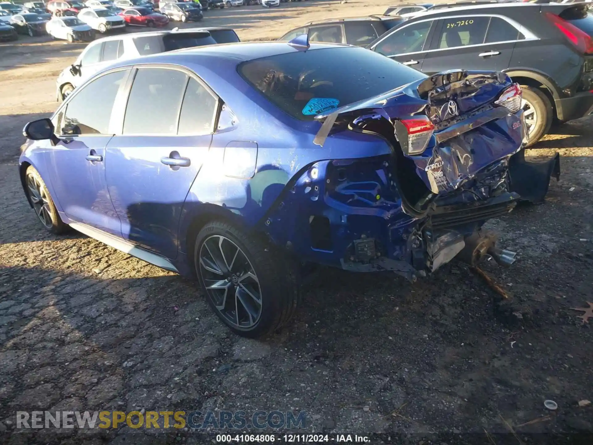 3 Photograph of a damaged car 5YFP4RCE2LP001305 TOYOTA COROLLA 2020