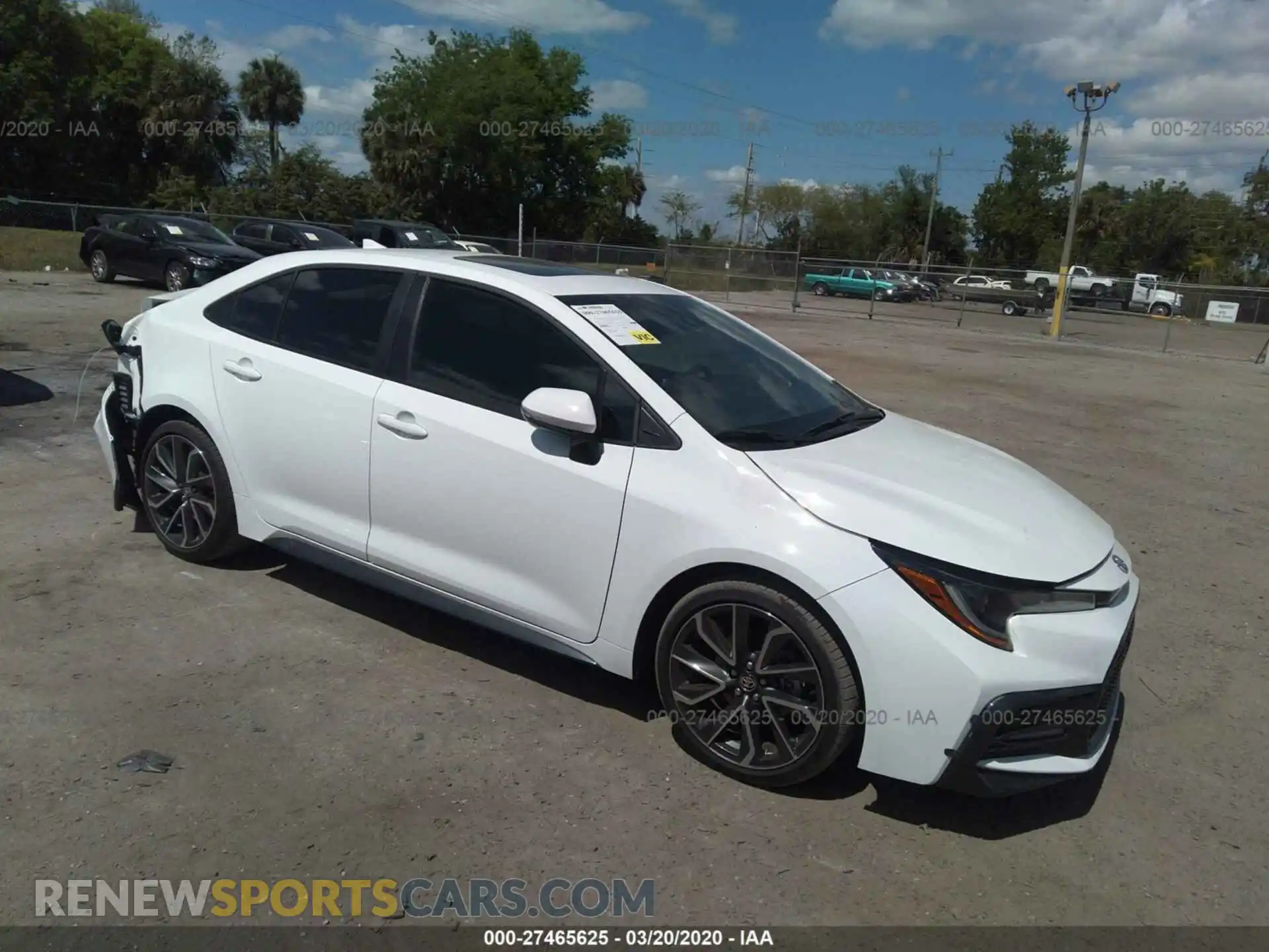 1 Photograph of a damaged car 5YFP4RCE2LP014068 TOYOTA COROLLA 2020
