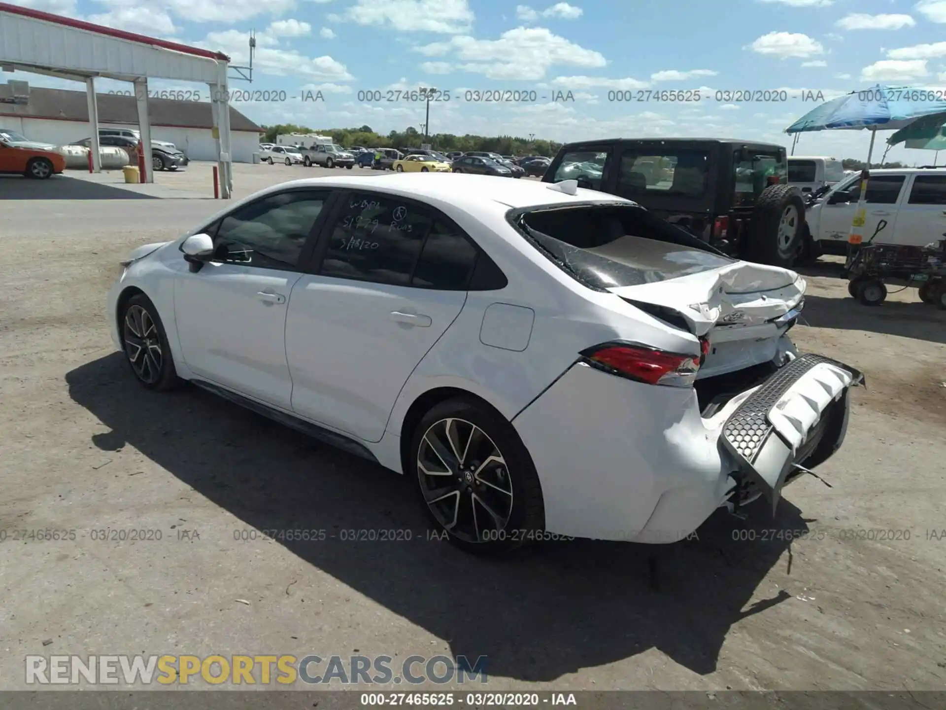 3 Photograph of a damaged car 5YFP4RCE2LP014068 TOYOTA COROLLA 2020