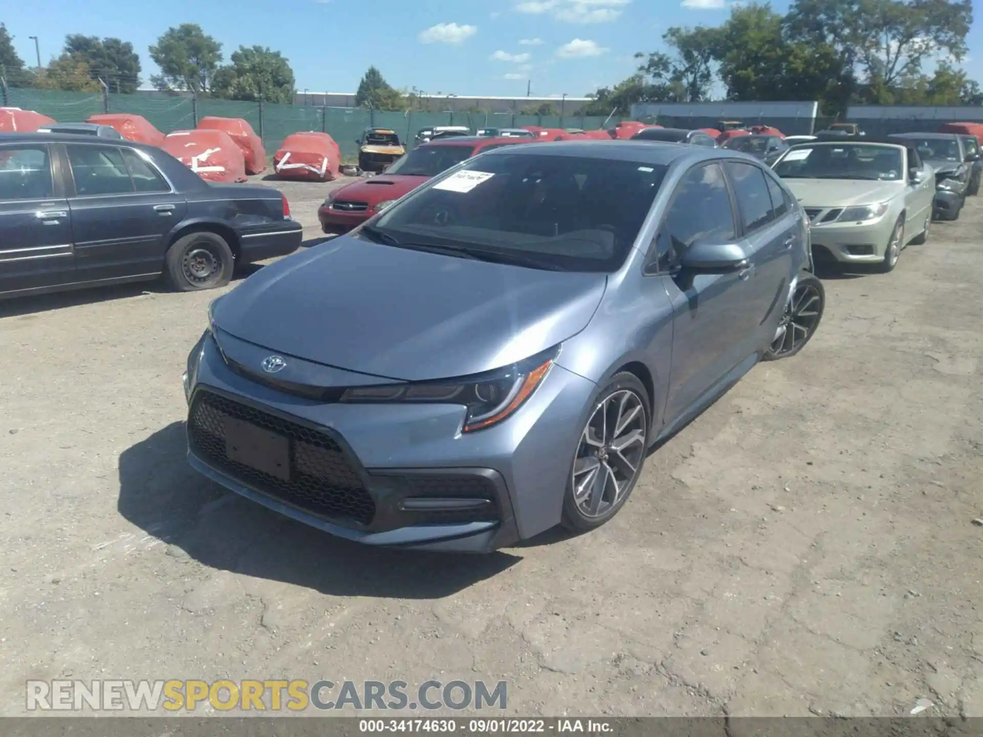 2 Photograph of a damaged car 5YFP4RCE2LP015446 TOYOTA COROLLA 2020