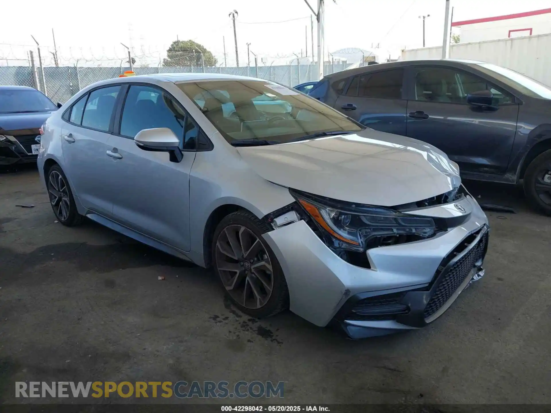 1 Photograph of a damaged car 5YFP4RCE2LP048270 TOYOTA COROLLA 2020