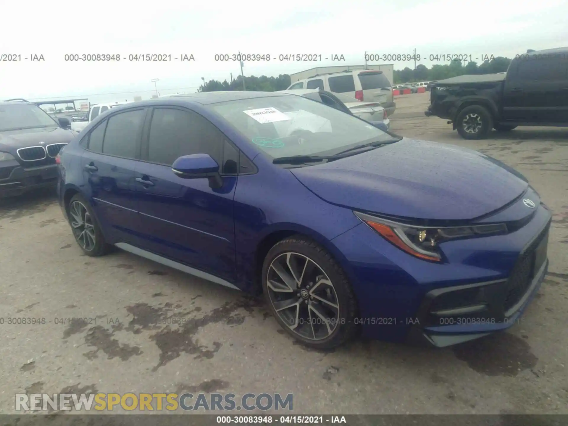 1 Photograph of a damaged car 5YFP4RCE2LP052075 TOYOTA COROLLA 2020
