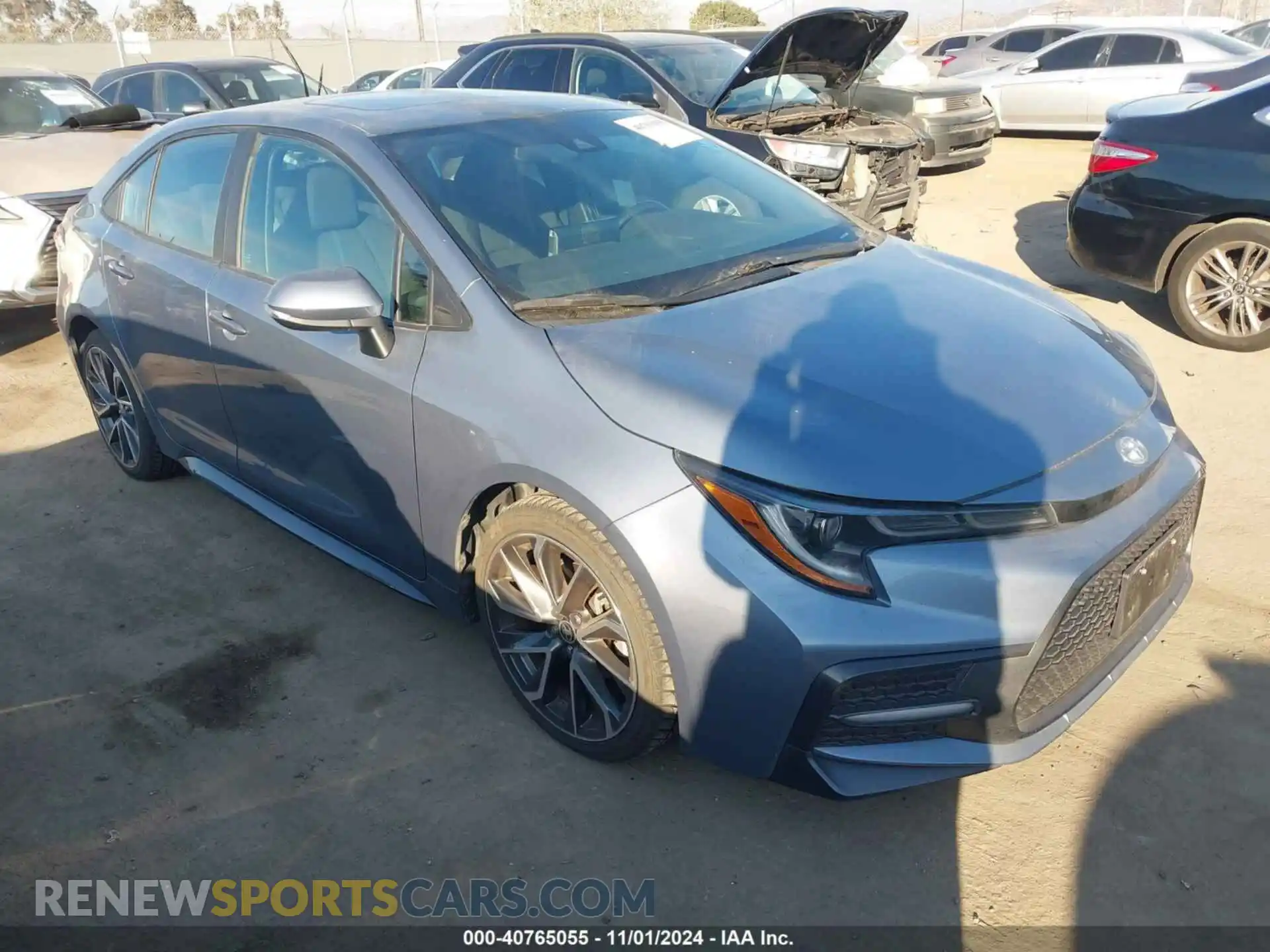 1 Photograph of a damaged car 5YFP4RCE3LP026181 TOYOTA COROLLA 2020