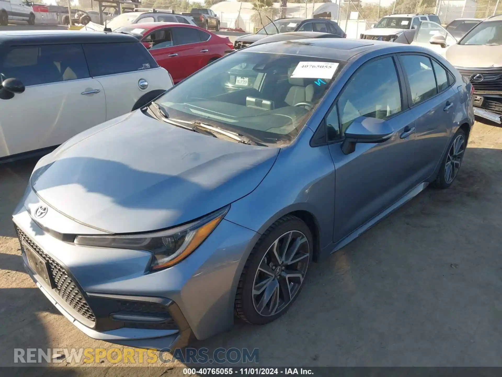 2 Photograph of a damaged car 5YFP4RCE3LP026181 TOYOTA COROLLA 2020