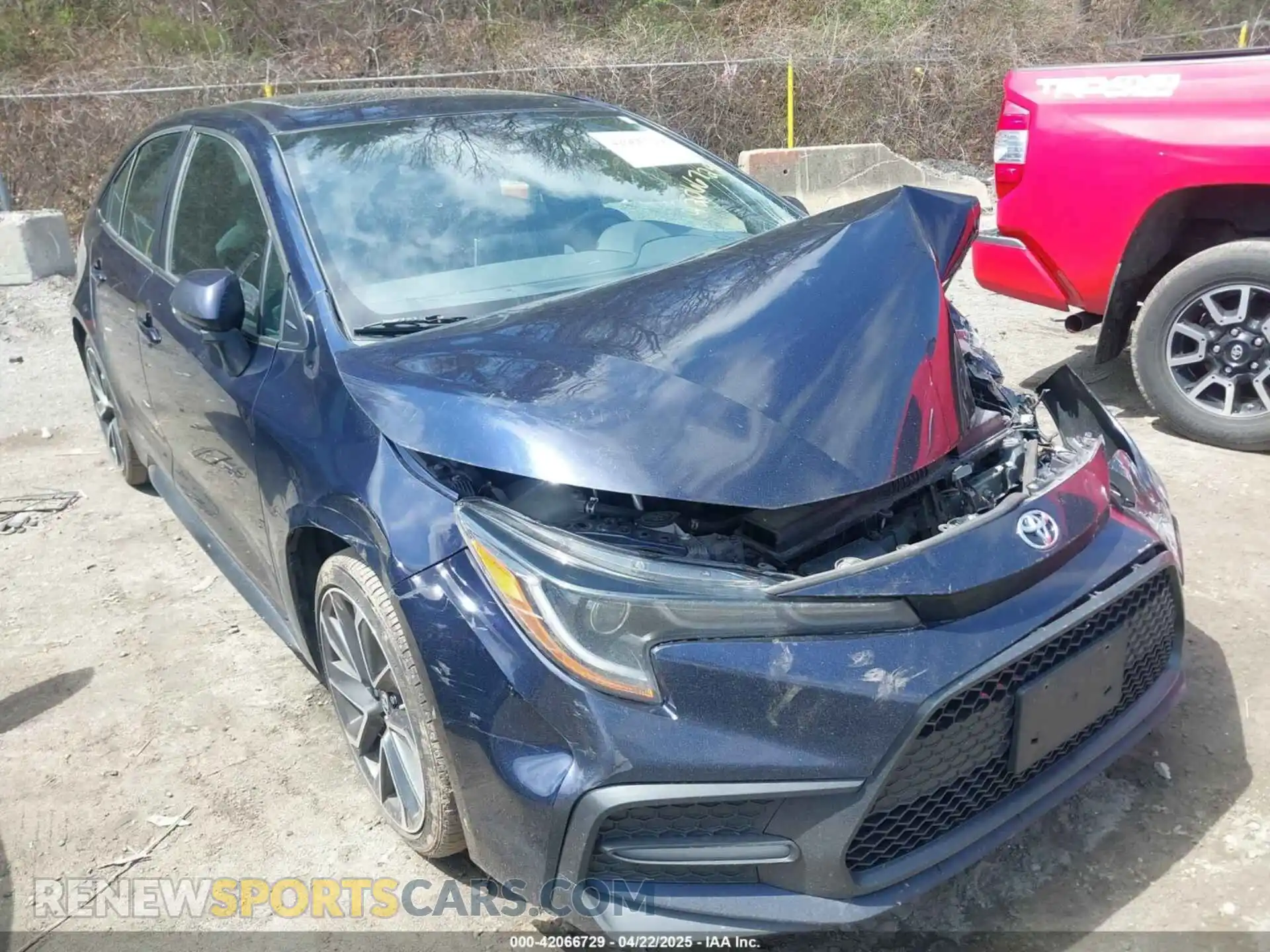 1 Photograph of a damaged car 5YFP4RCE3LP046642 TOYOTA COROLLA 2020