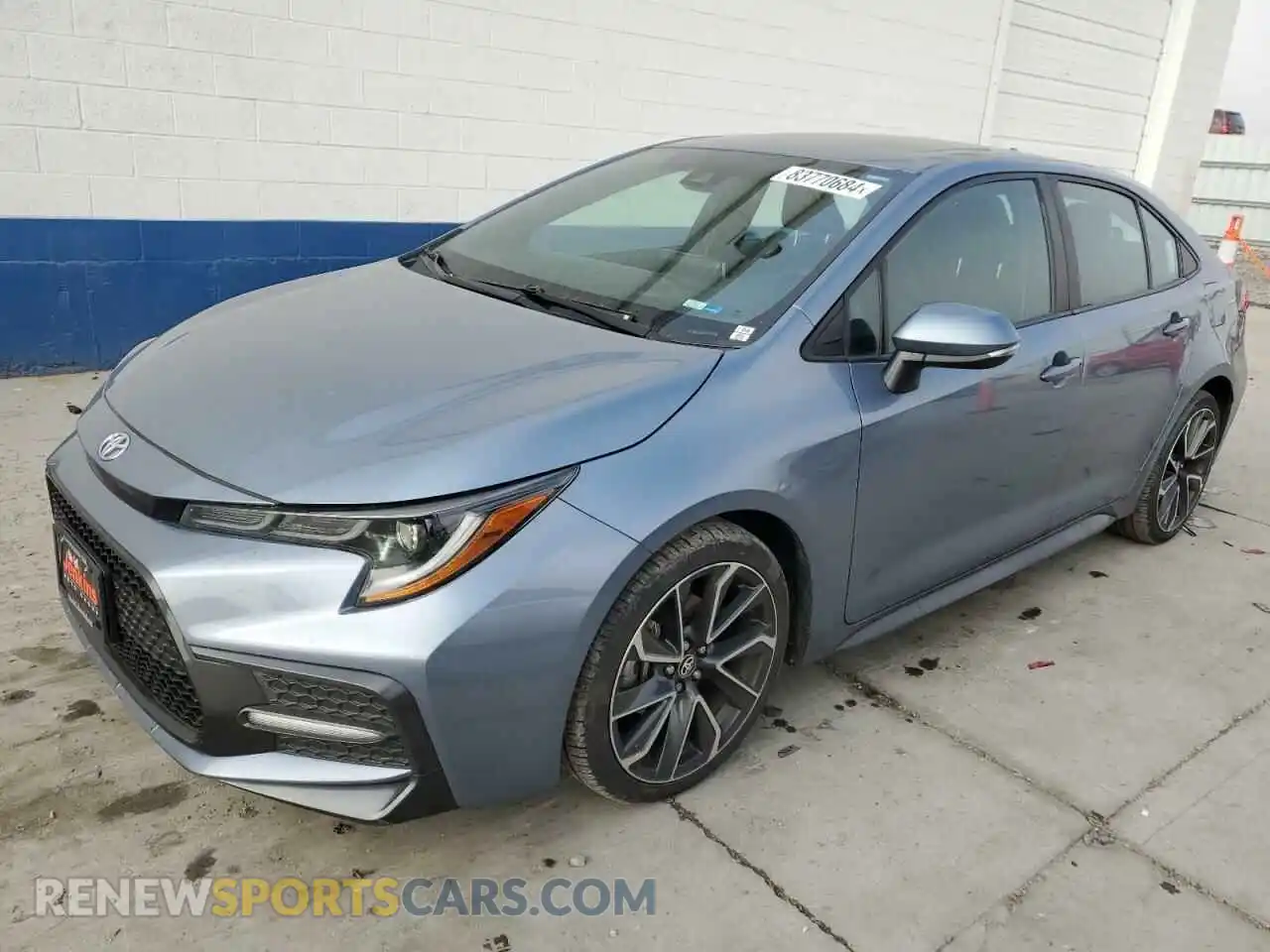 1 Photograph of a damaged car 5YFP4RCE5LP012427 TOYOTA COROLLA 2020