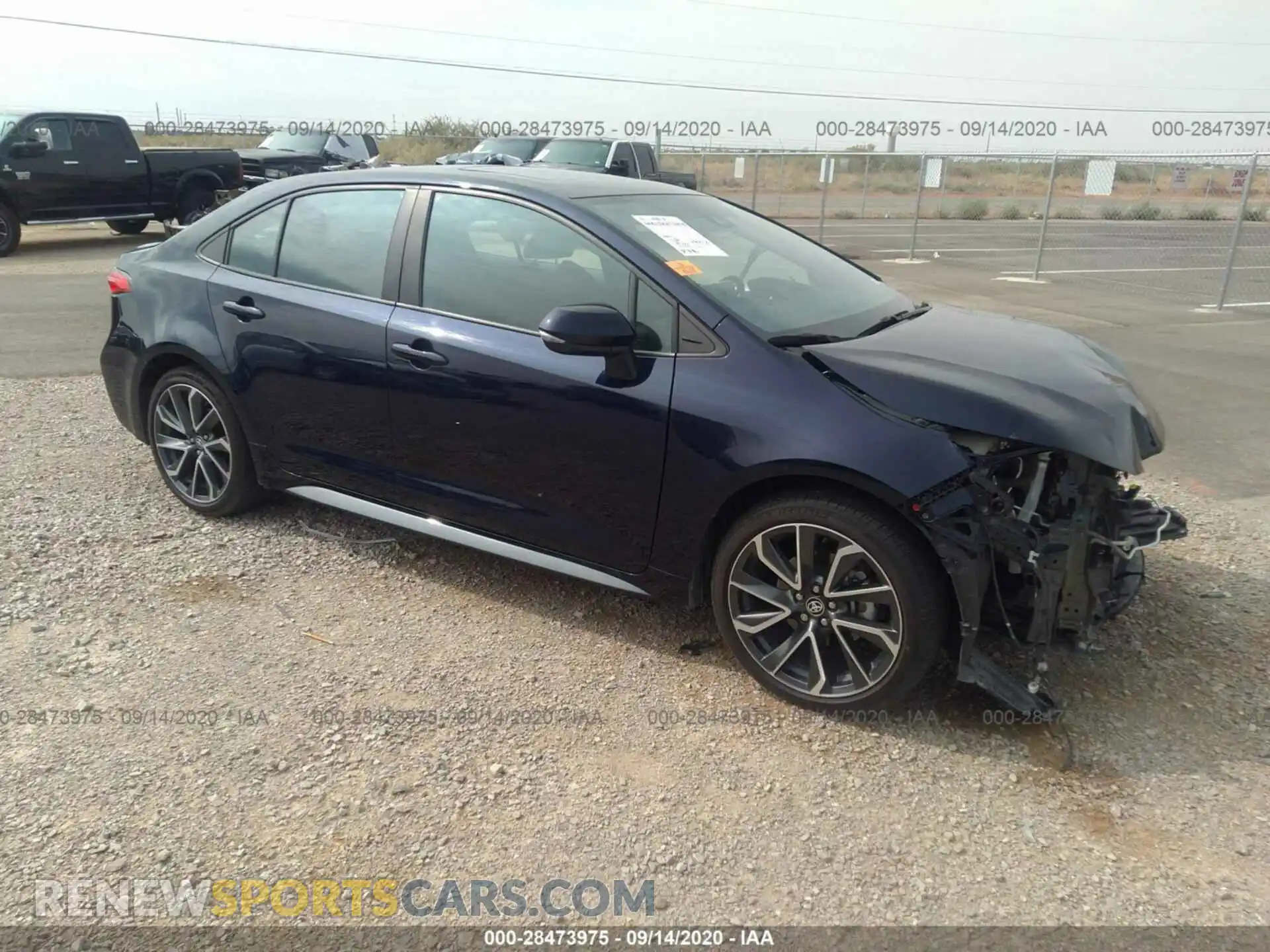 1 Photograph of a damaged car 5YFP4RCE6LP012615 TOYOTA COROLLA 2020