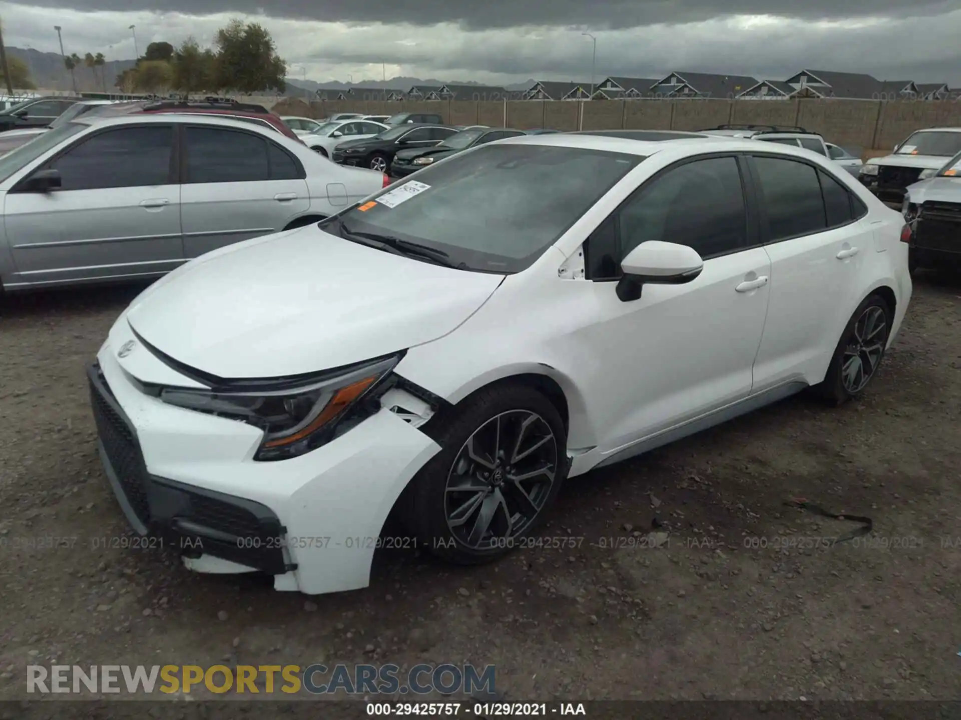 2 Photograph of a damaged car 5YFP4RCE6LP052578 TOYOTA COROLLA 2020