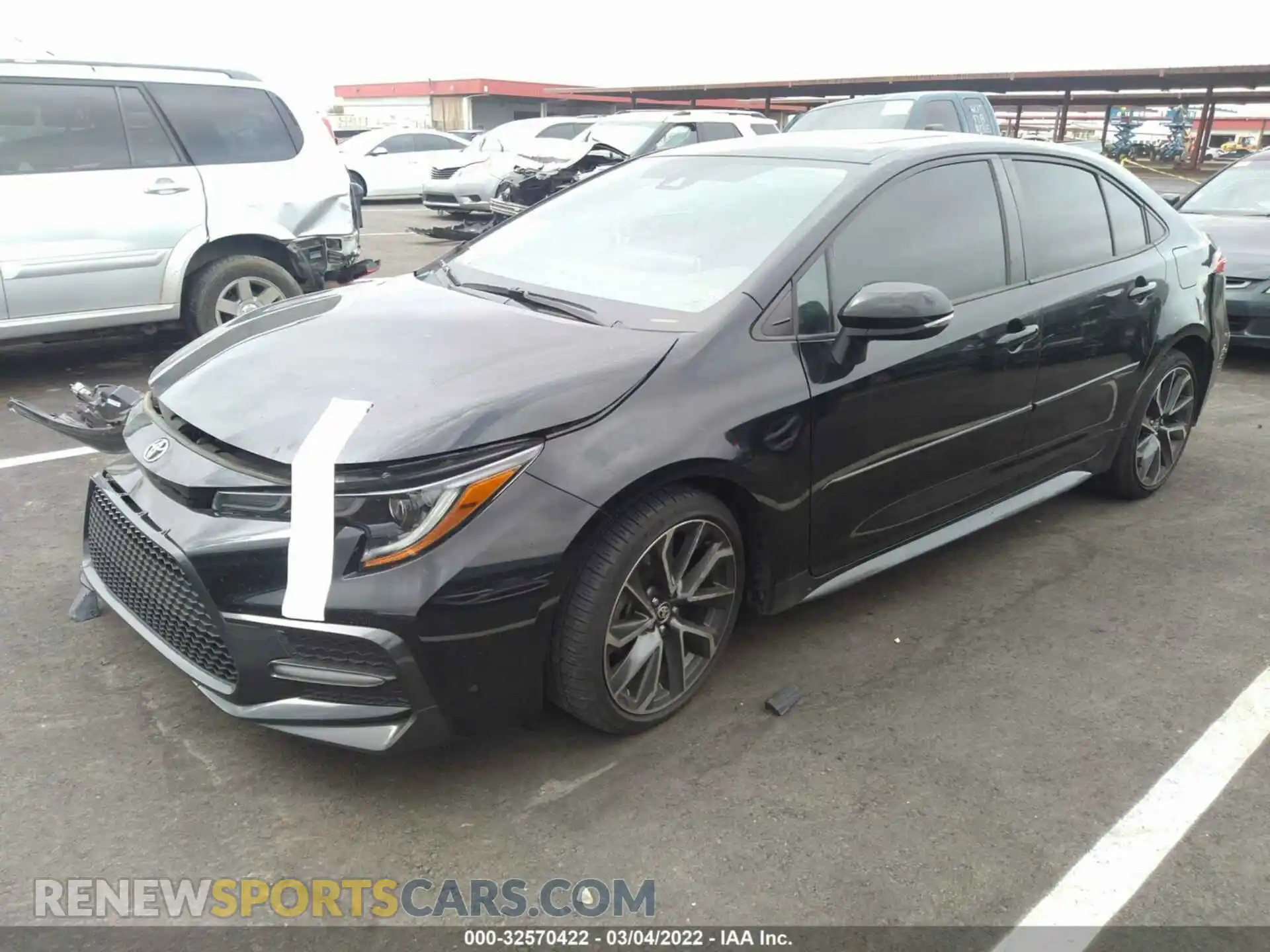 2 Photograph of a damaged car 5YFP4RCE7LP016379 TOYOTA COROLLA 2020