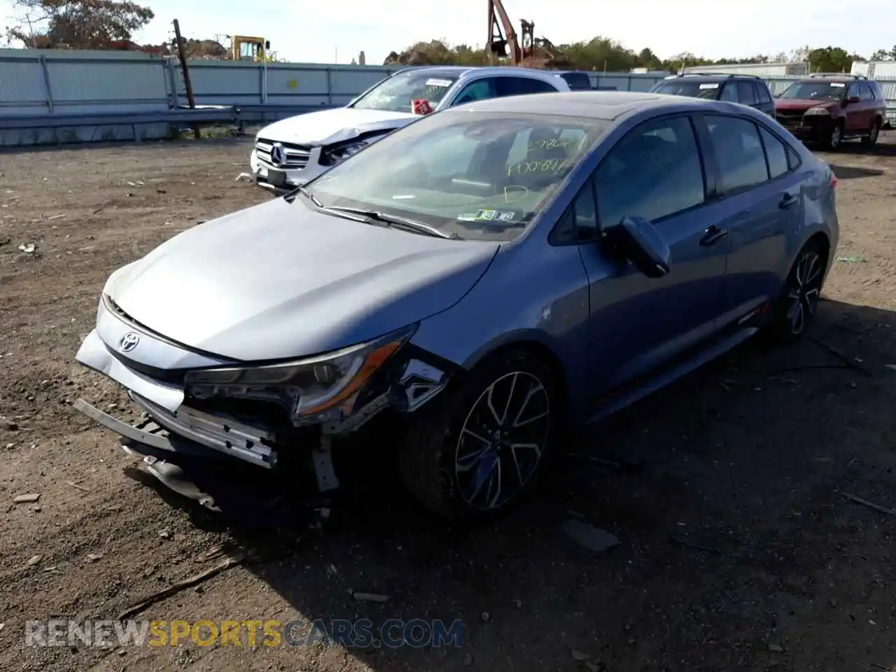 2 Photograph of a damaged car 5YFP4RCE8LP008971 TOYOTA COROLLA 2020