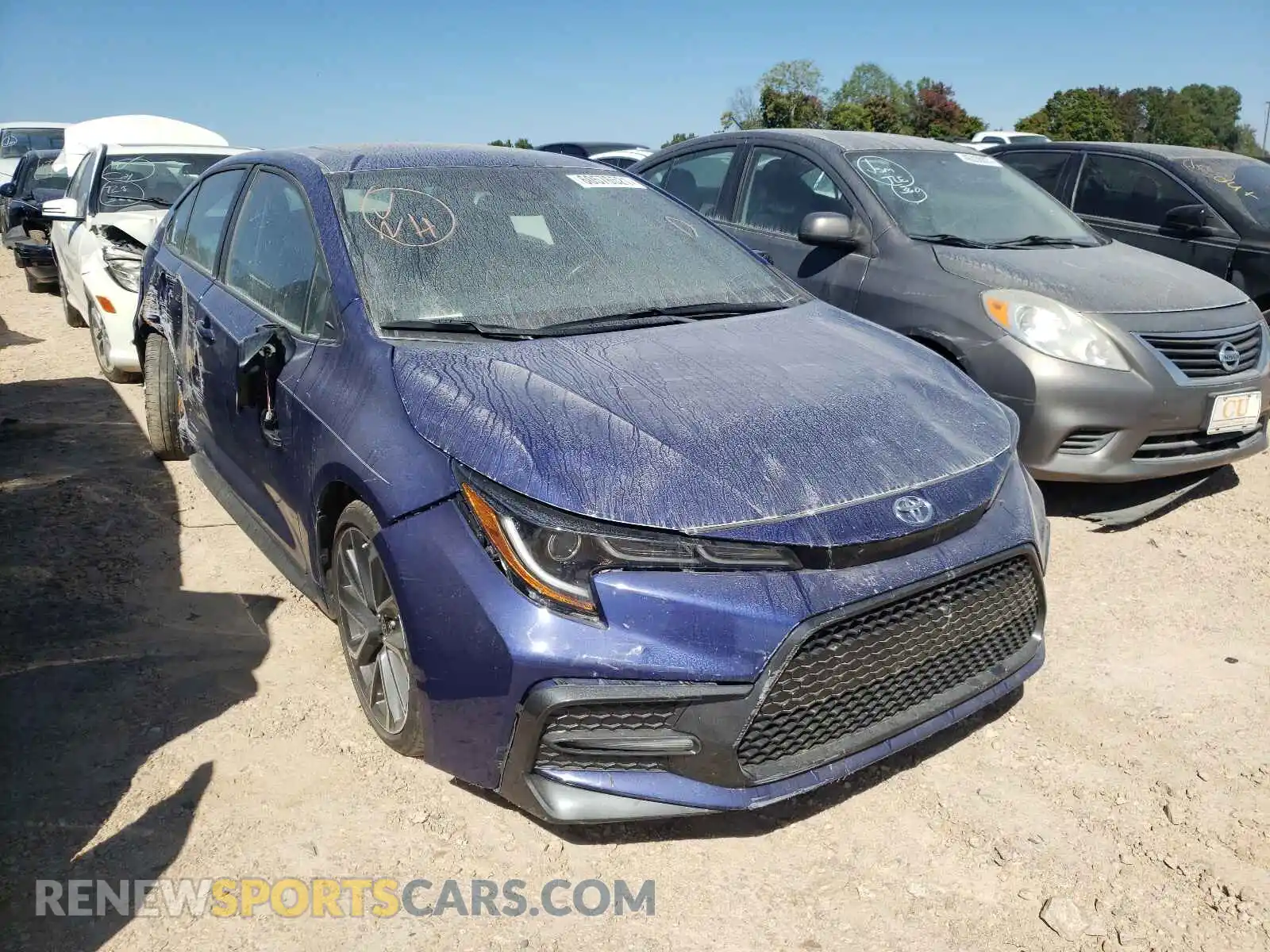 1 Photograph of a damaged car 5YFP4RCE8LP034244 TOYOTA COROLLA 2020