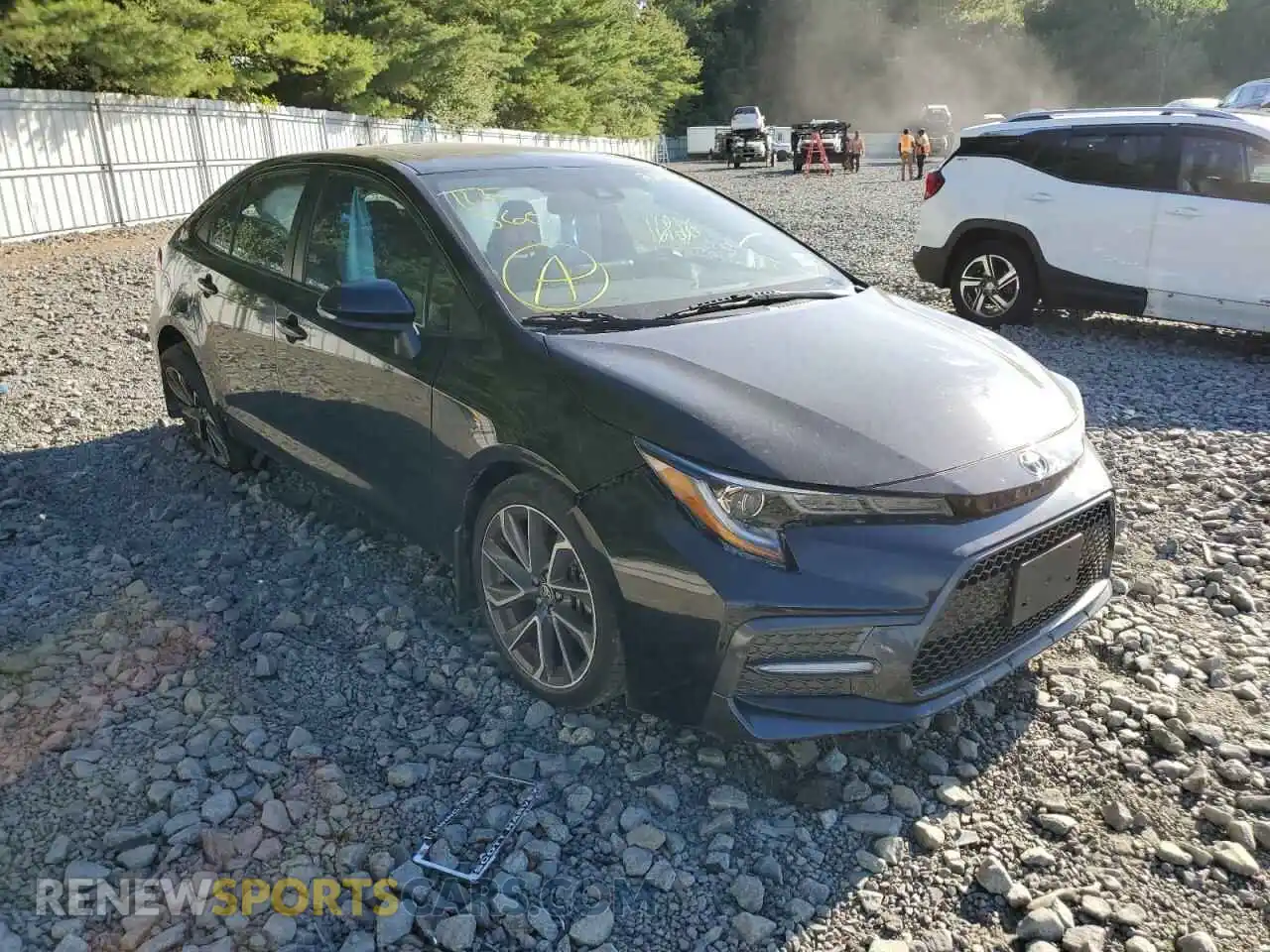 1 Photograph of a damaged car 5YFP4RCE9LP001110 TOYOTA COROLLA 2020