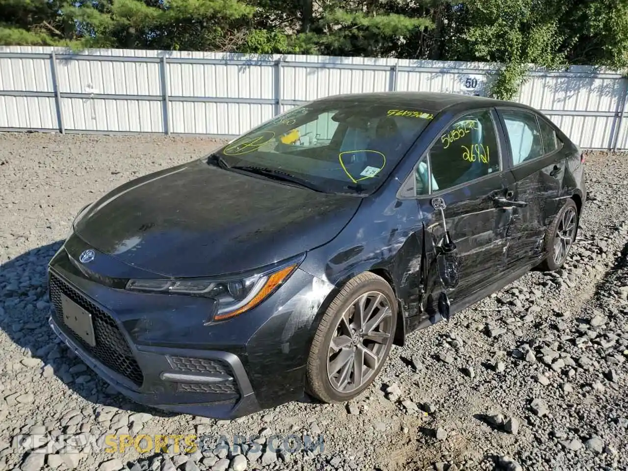 2 Photograph of a damaged car 5YFP4RCE9LP001110 TOYOTA COROLLA 2020