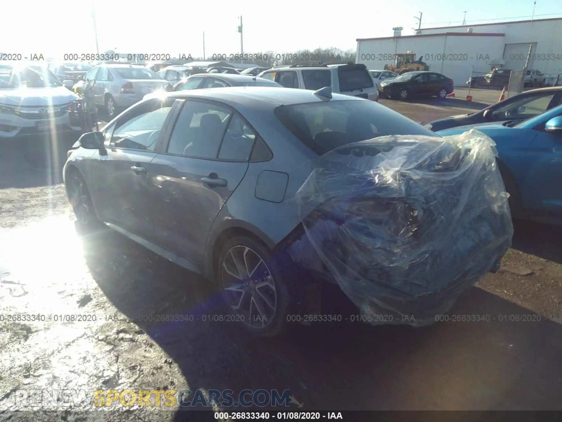 3 Photograph of a damaged car 5YFP4RCE9LP014102 TOYOTA COROLLA 2020