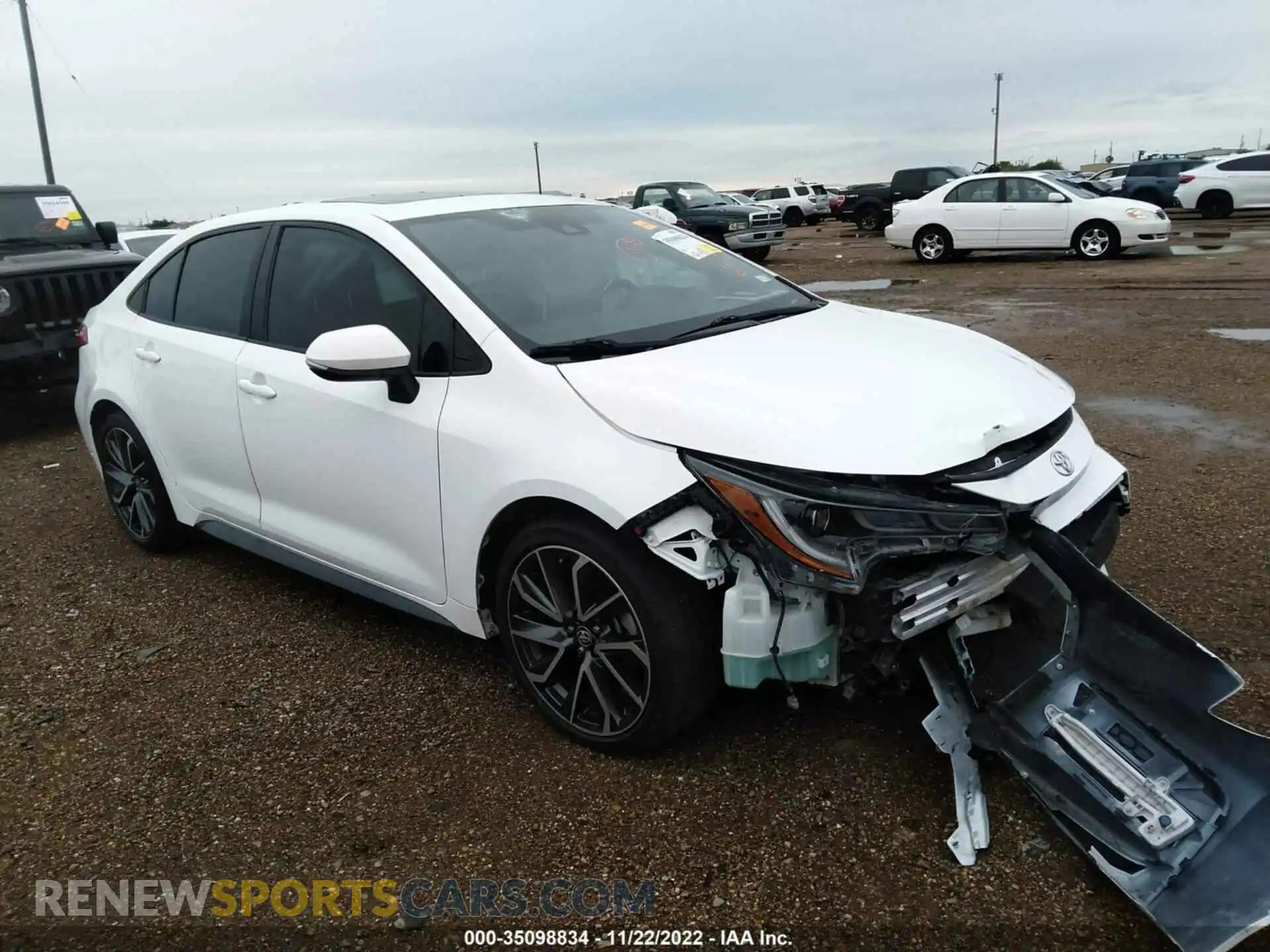 1 Photograph of a damaged car 5YFP4RCE9LP027352 TOYOTA COROLLA 2020