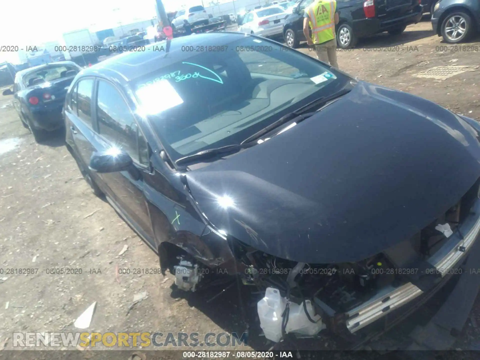 1 Photograph of a damaged car 5YFP4RCE9LP037671 TOYOTA COROLLA 2020