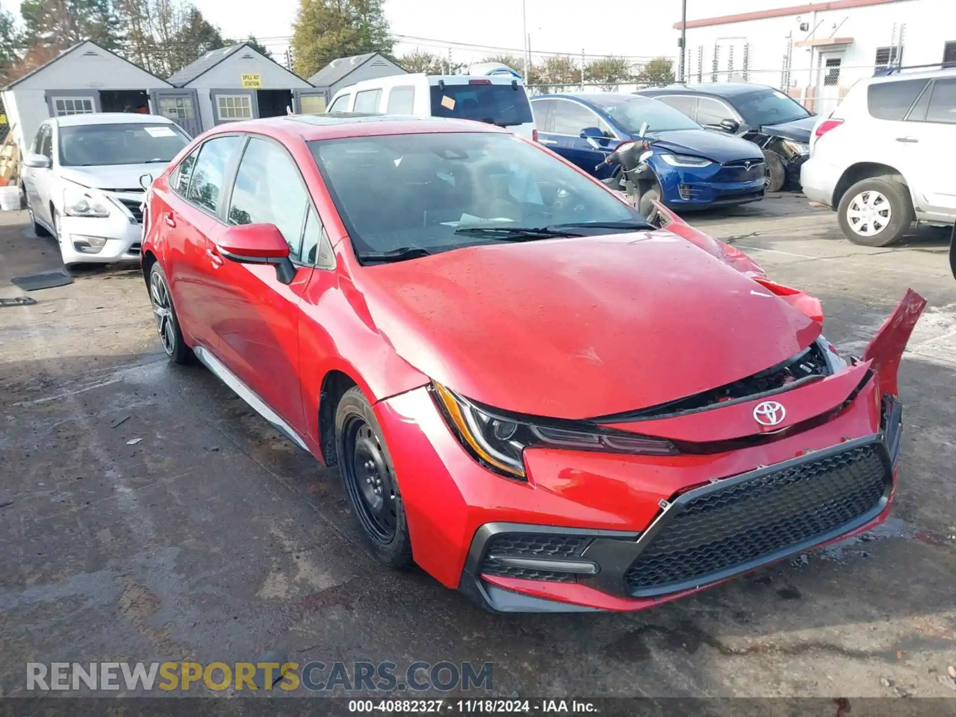 1 Photograph of a damaged car 5YFP4RCE9LP043115 TOYOTA COROLLA 2020