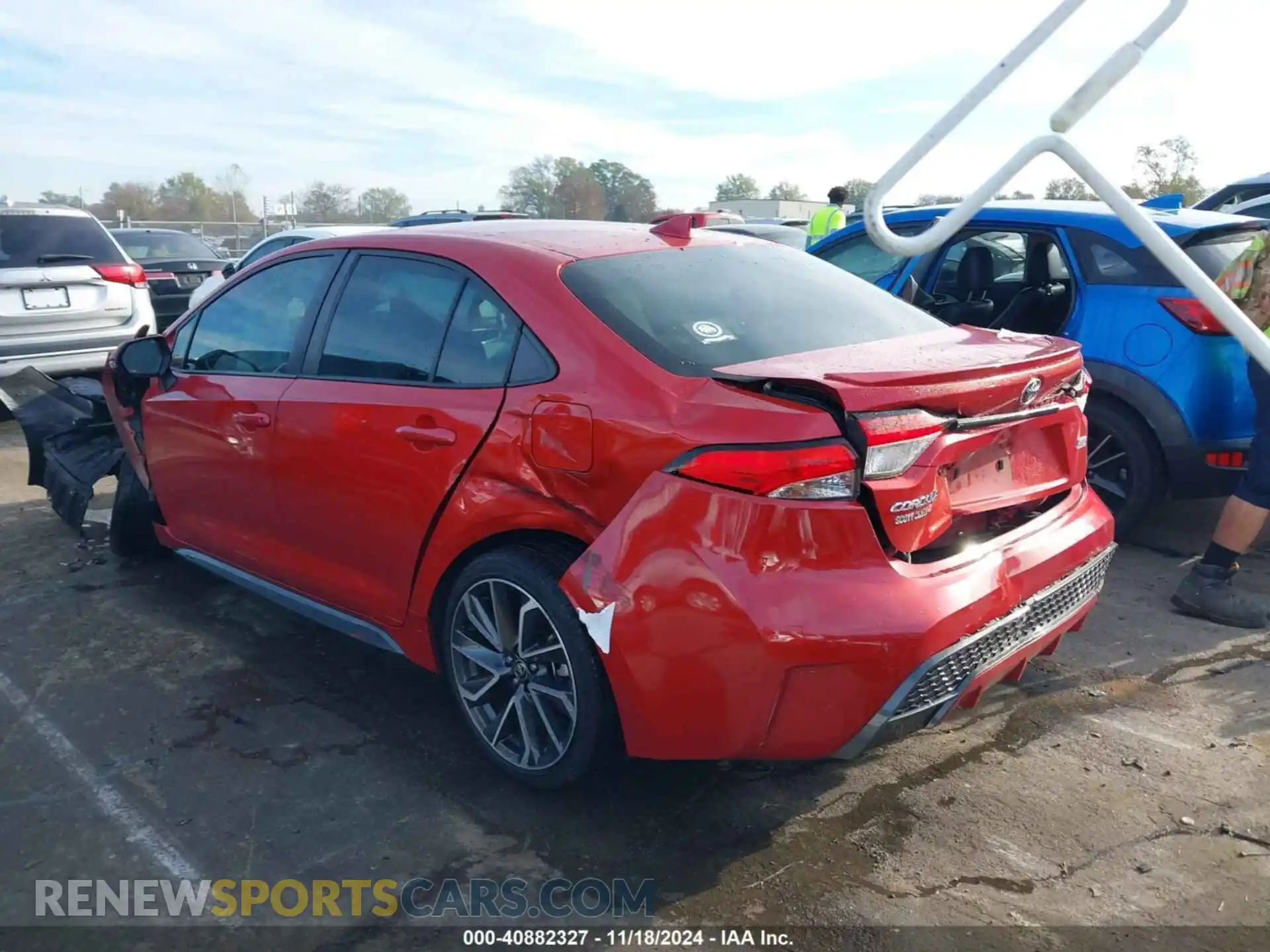 3 Photograph of a damaged car 5YFP4RCE9LP043115 TOYOTA COROLLA 2020