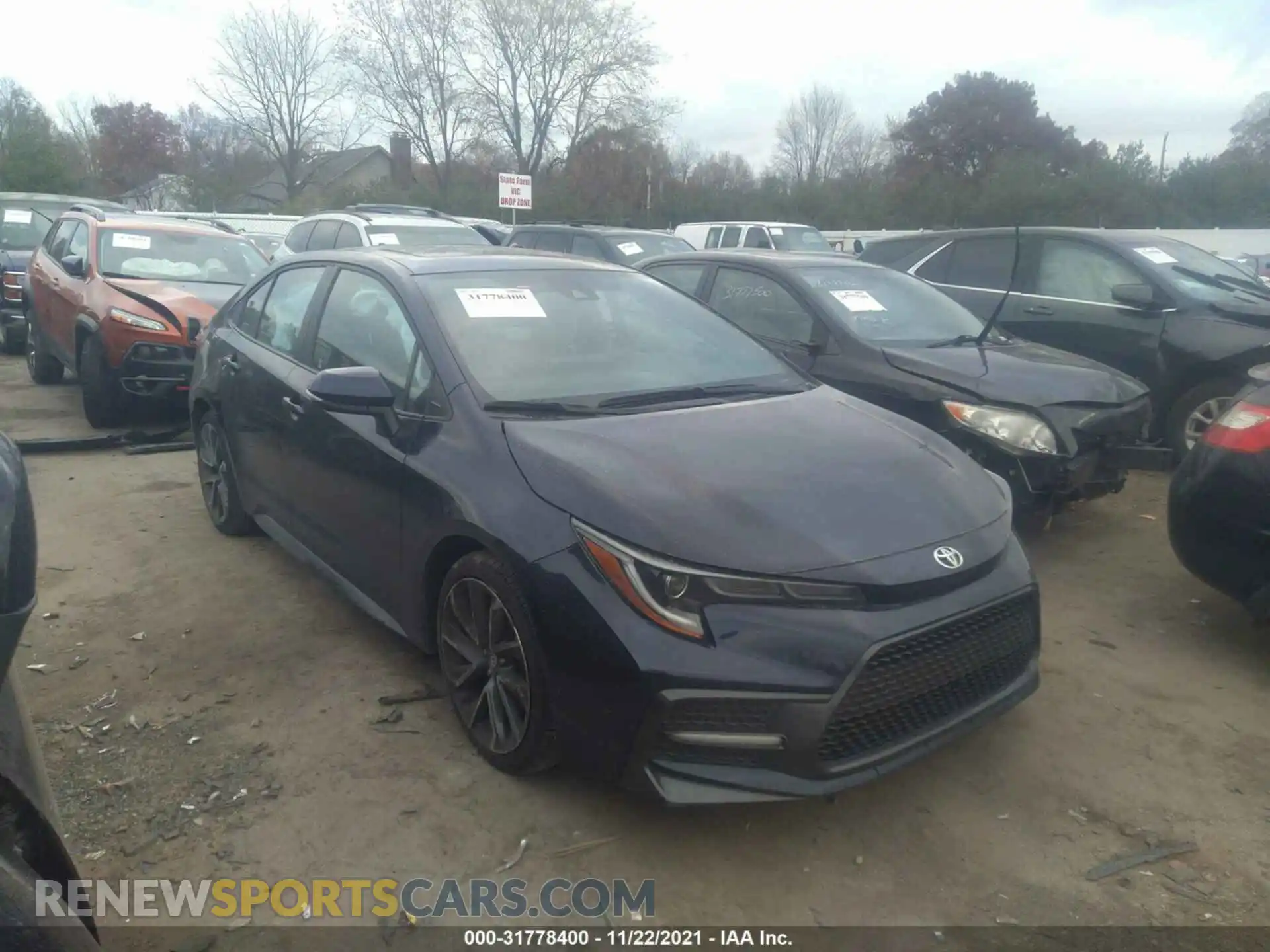 1 Photograph of a damaged car 5YFP4RCE9LP045561 TOYOTA COROLLA 2020