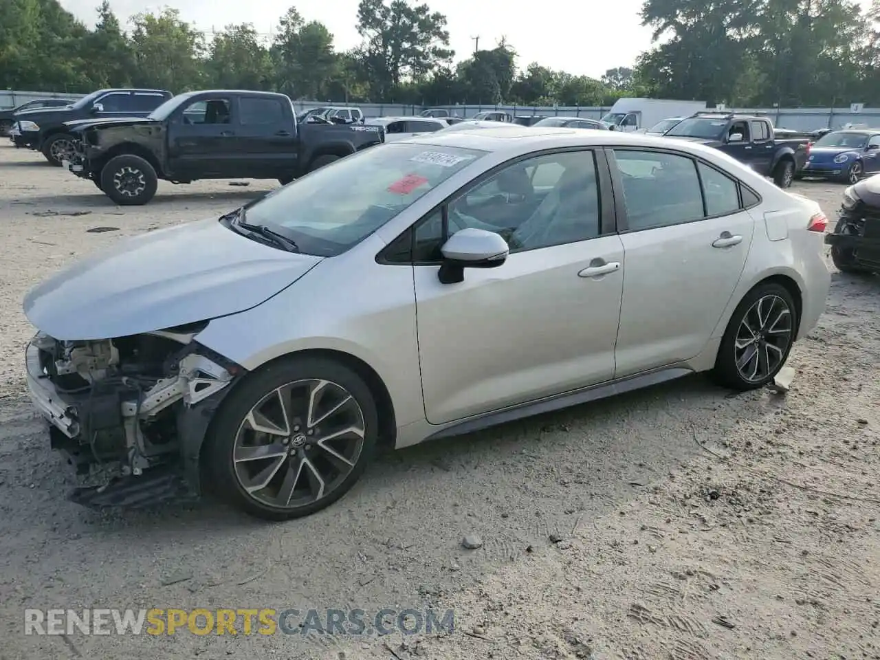1 Photograph of a damaged car 5YFP4RCEXLP016103 TOYOTA COROLLA 2020