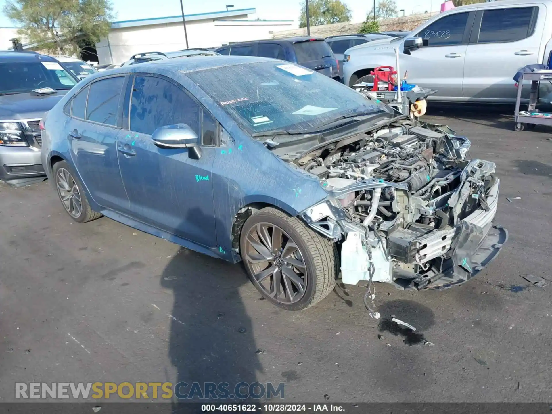 1 Photograph of a damaged car 5YFP4RCEXLP028798 TOYOTA COROLLA 2020