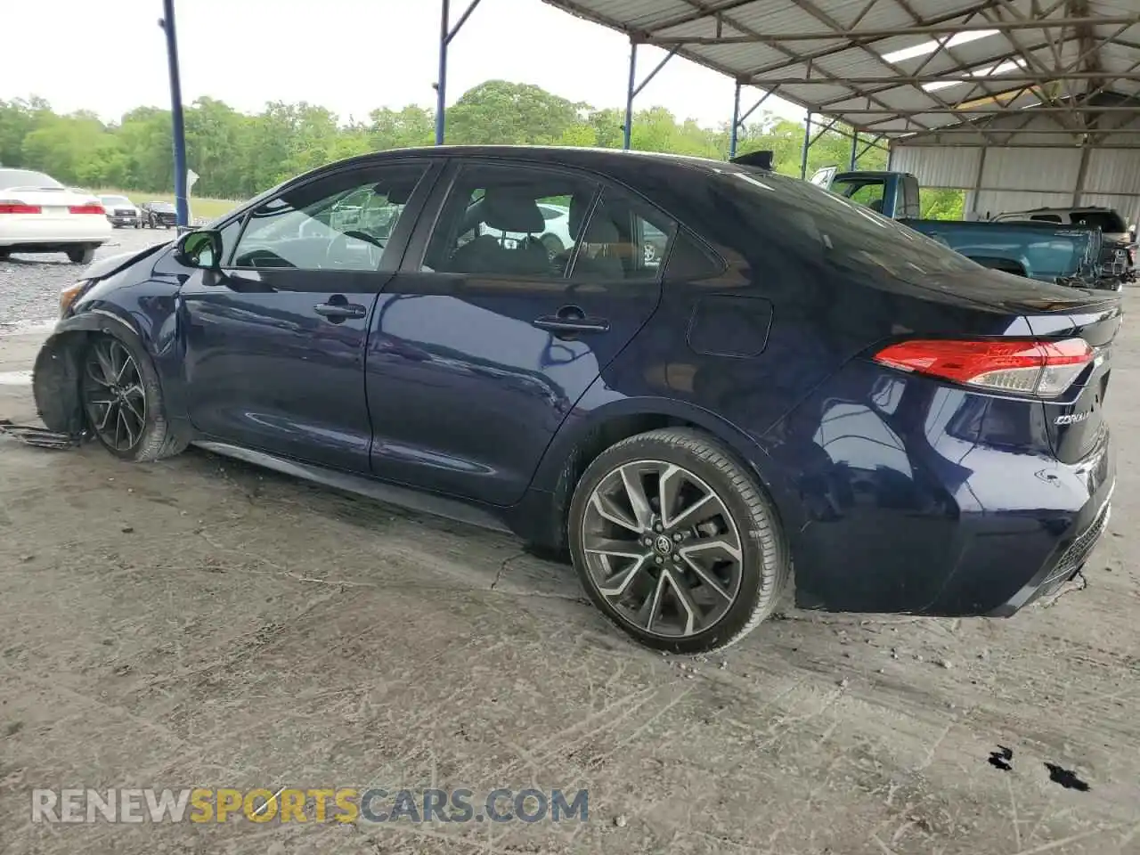 2 Photograph of a damaged car 5YFS4RCE0LP011745 TOYOTA COROLLA 2020