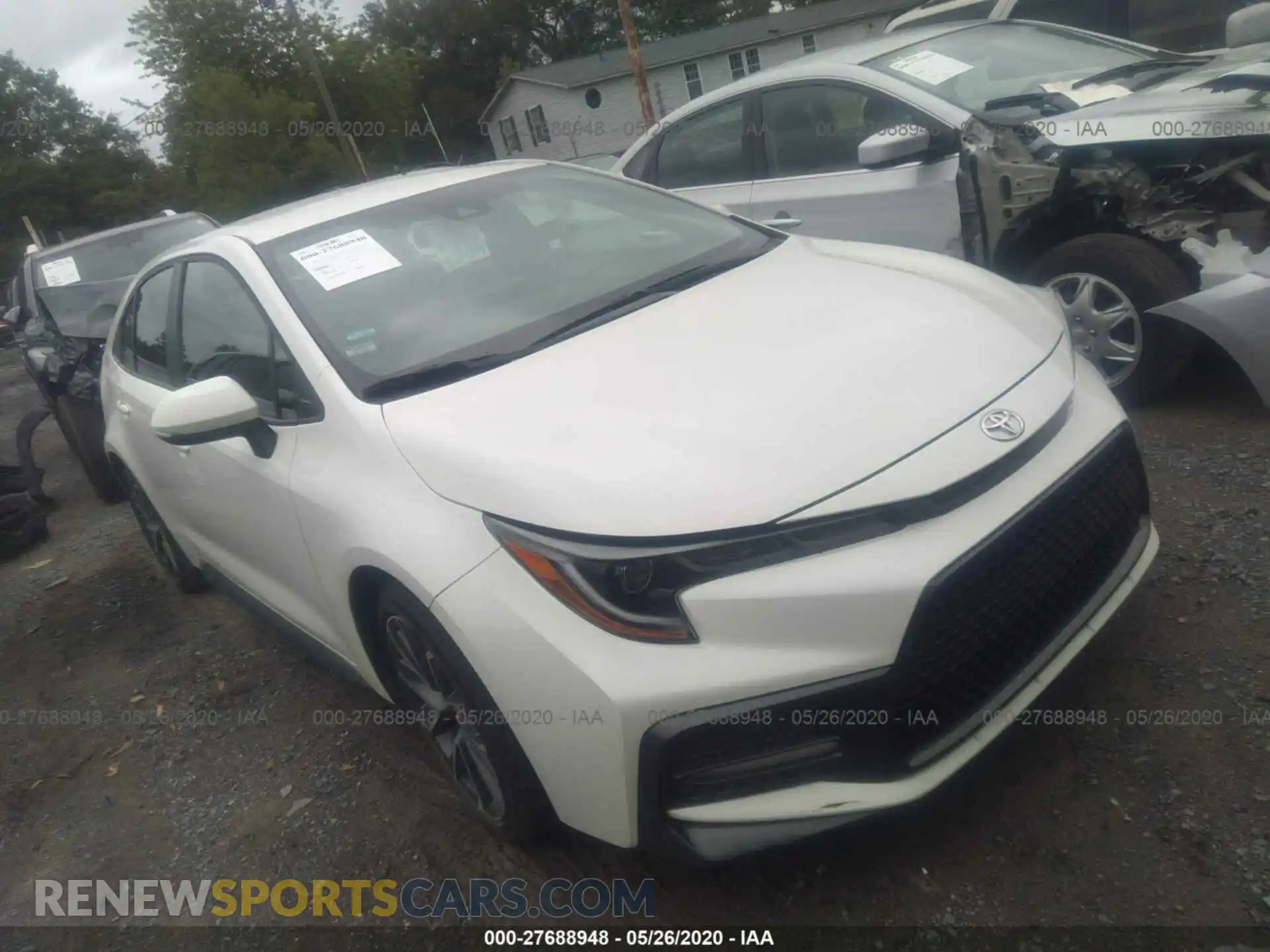 1 Photograph of a damaged car 5YFS4RCE0LP012684 TOYOTA COROLLA 2020