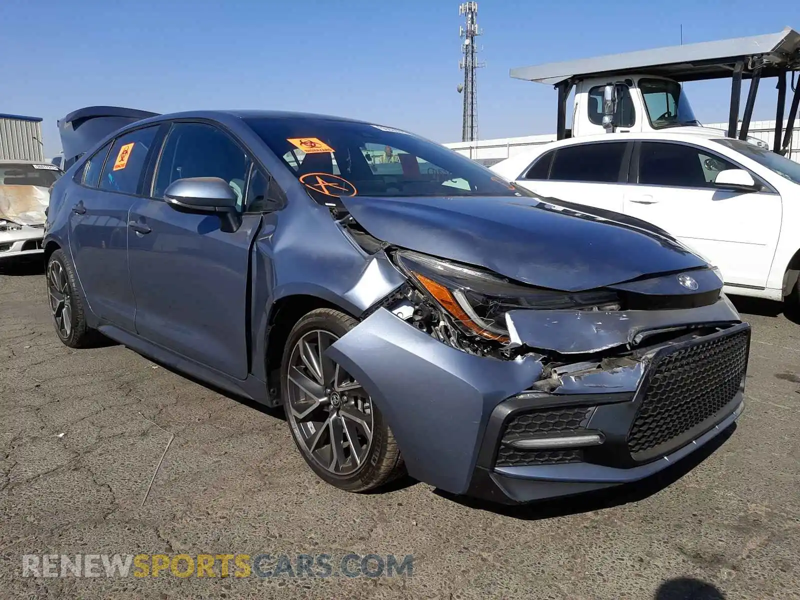 1 Photograph of a damaged car 5YFS4RCE0LP015326 TOYOTA COROLLA 2020