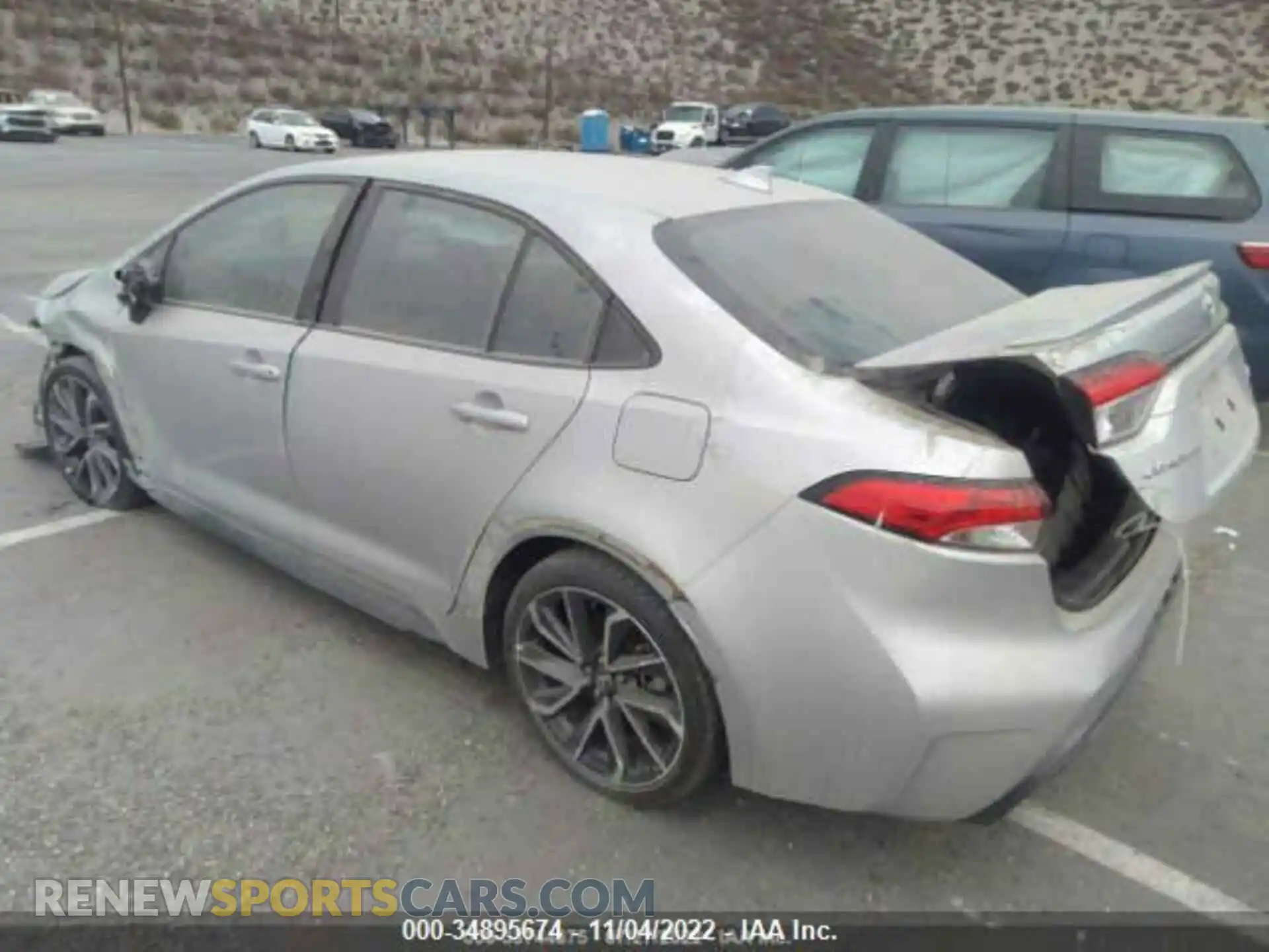 3 Photograph of a damaged car 5YFS4RCE0LP027539 TOYOTA COROLLA 2020