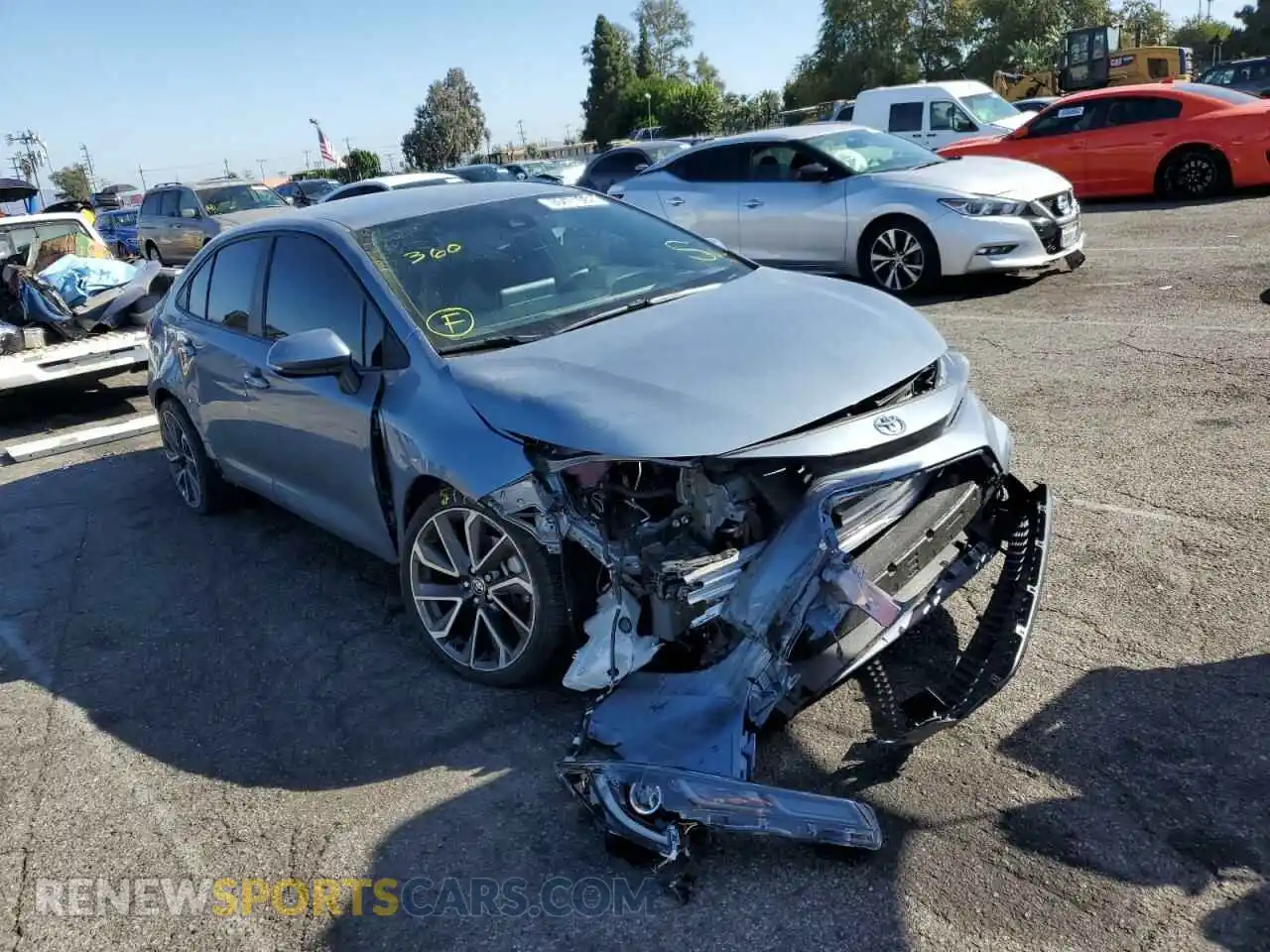 1 Photograph of a damaged car 5YFS4RCE0LP032756 TOYOTA COROLLA 2020