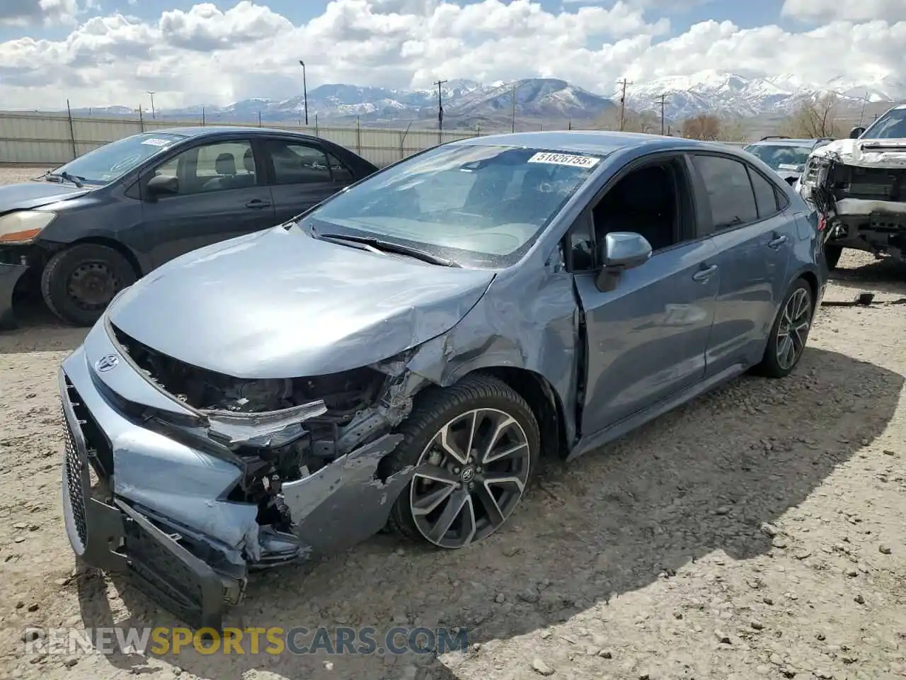 1 Photograph of a damaged car 5YFS4RCE0LP042168 TOYOTA COROLLA 2020