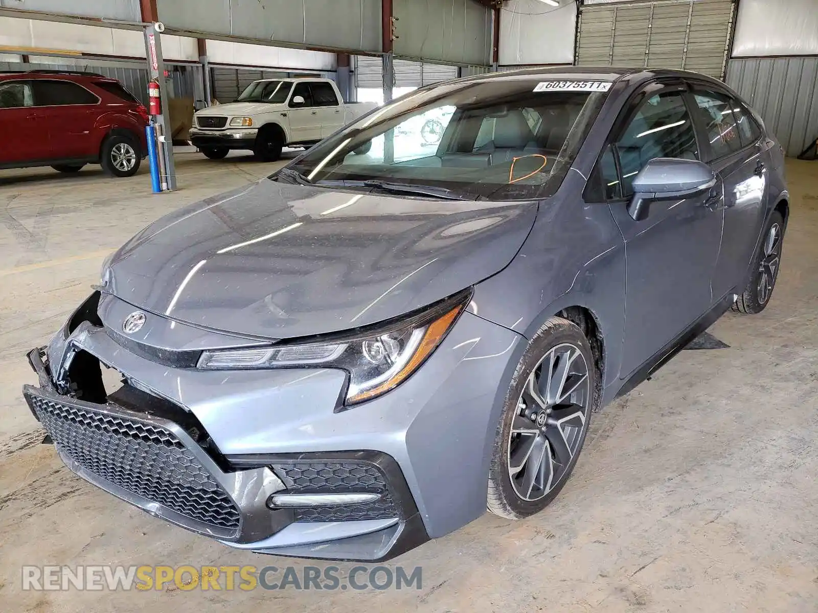 2 Photograph of a damaged car 5YFS4RCE0LP043174 TOYOTA COROLLA 2020