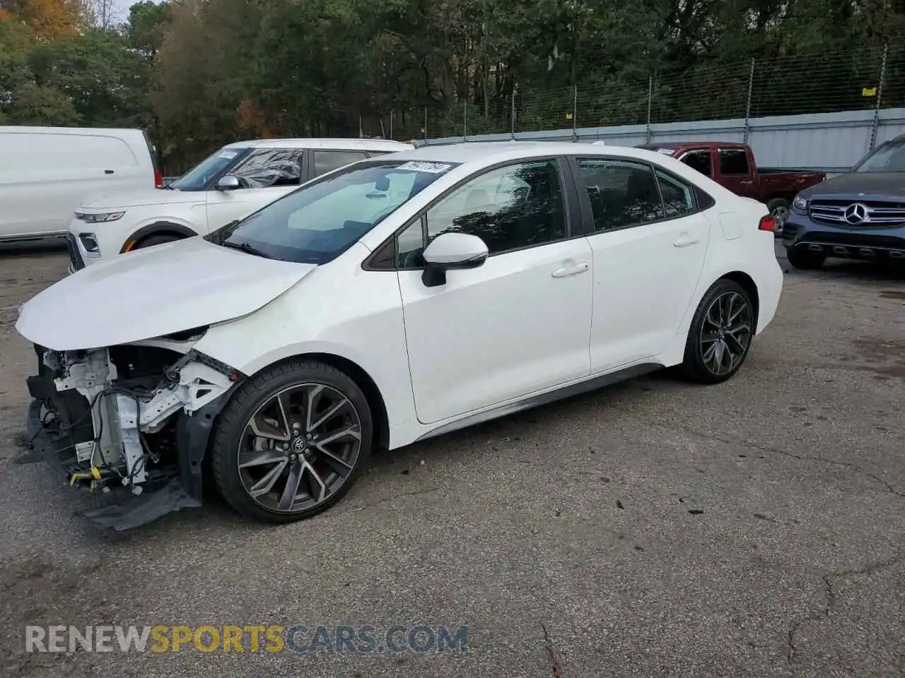 1 fotografías del automóvil dañado 5YFS4RCE0LP046835 TOYOTA COROLLA 2020