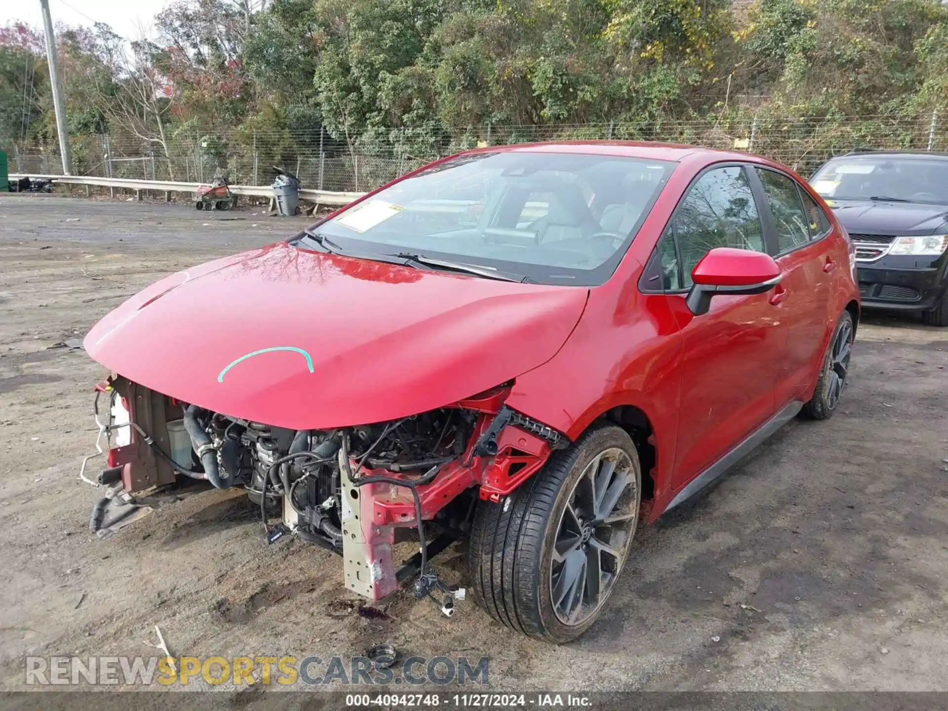 2 Photograph of a damaged car 5YFS4RCE0LP051887 TOYOTA COROLLA 2020