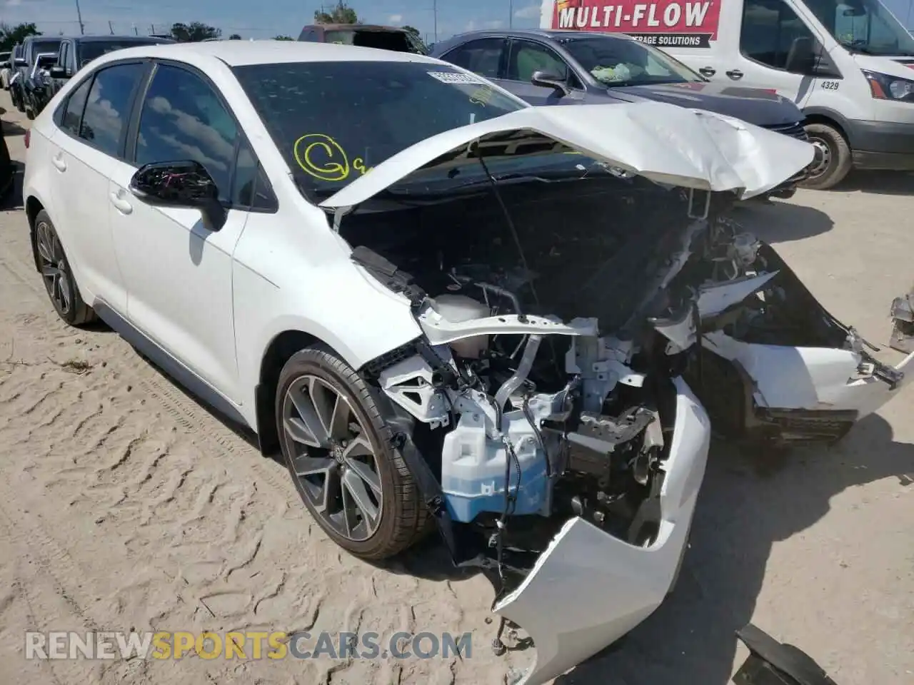 1 Photograph of a damaged car 5YFS4RCE0LP053901 TOYOTA COROLLA 2020