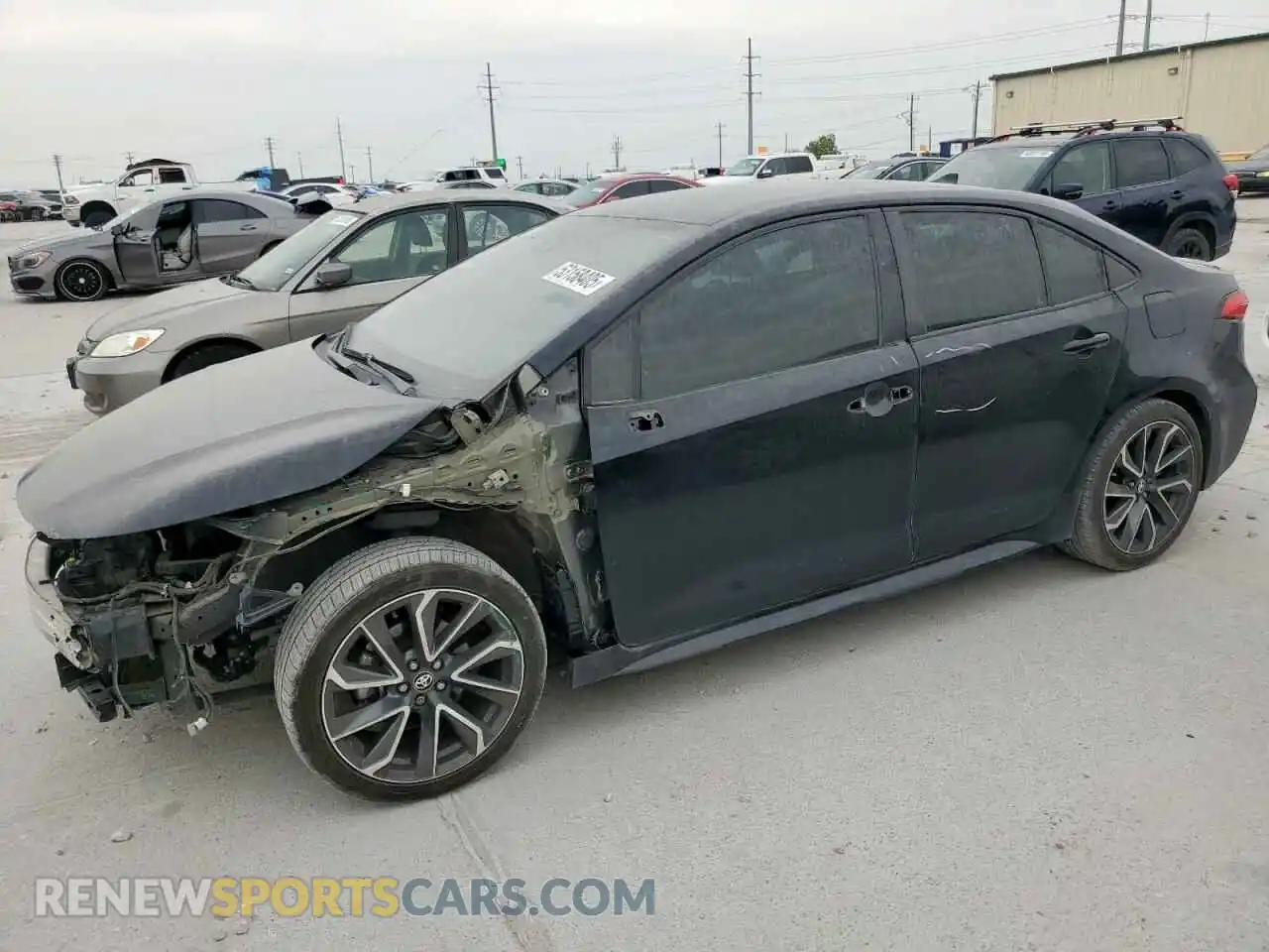 1 Photograph of a damaged car 5YFS4RCE0LP056054 TOYOTA COROLLA 2020