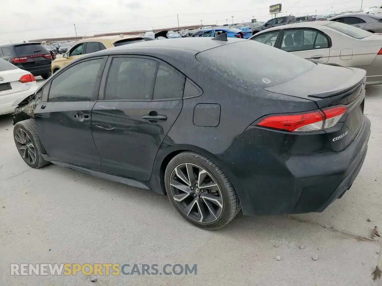 2 Photograph of a damaged car 5YFS4RCE0LP056054 TOYOTA COROLLA 2020
