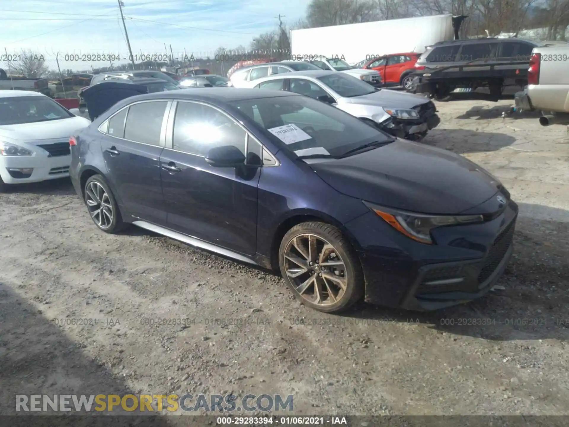 1 Photograph of a damaged car 5YFS4RCE1LP001659 TOYOTA COROLLA 2020