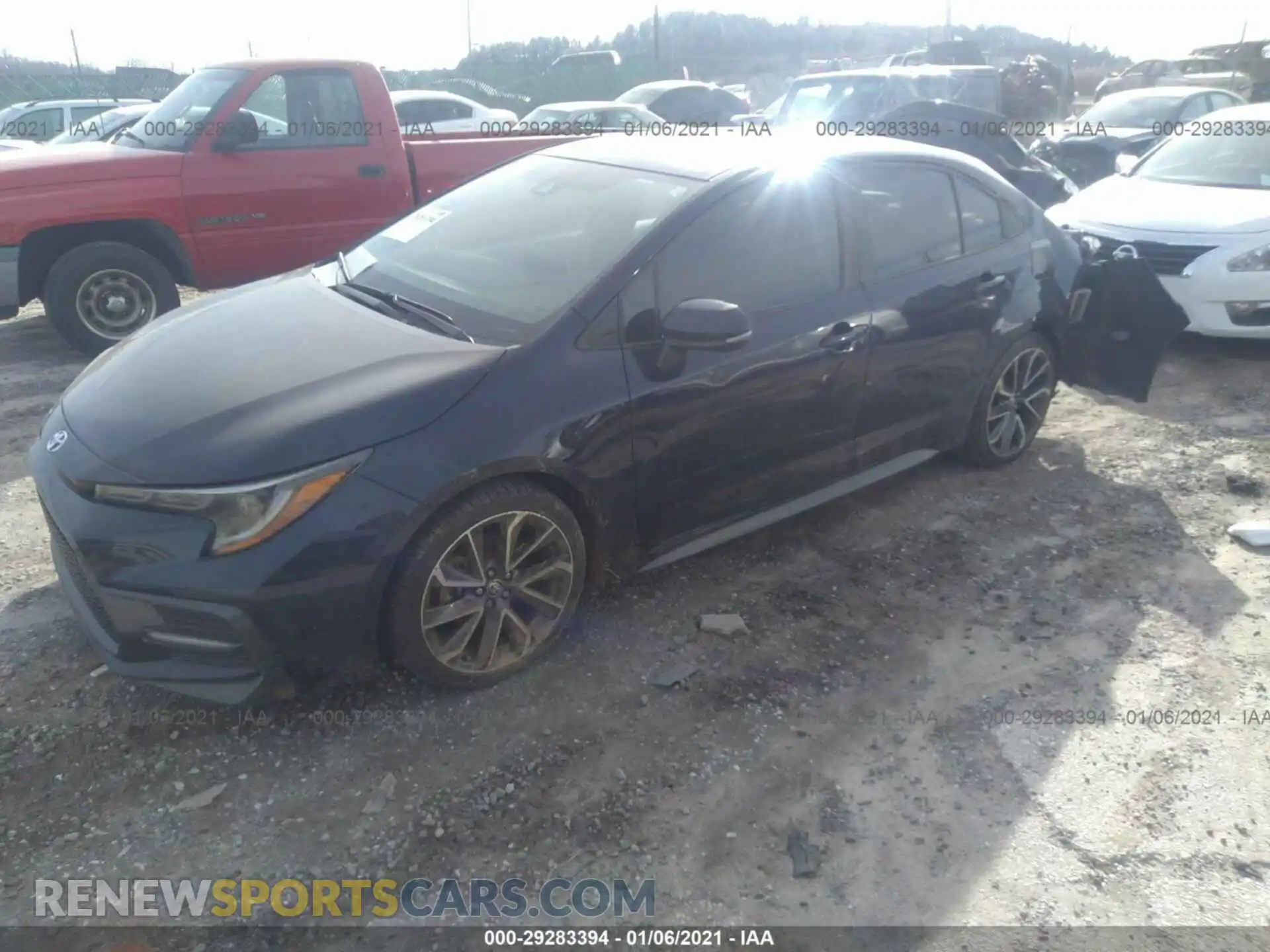 2 Photograph of a damaged car 5YFS4RCE1LP001659 TOYOTA COROLLA 2020