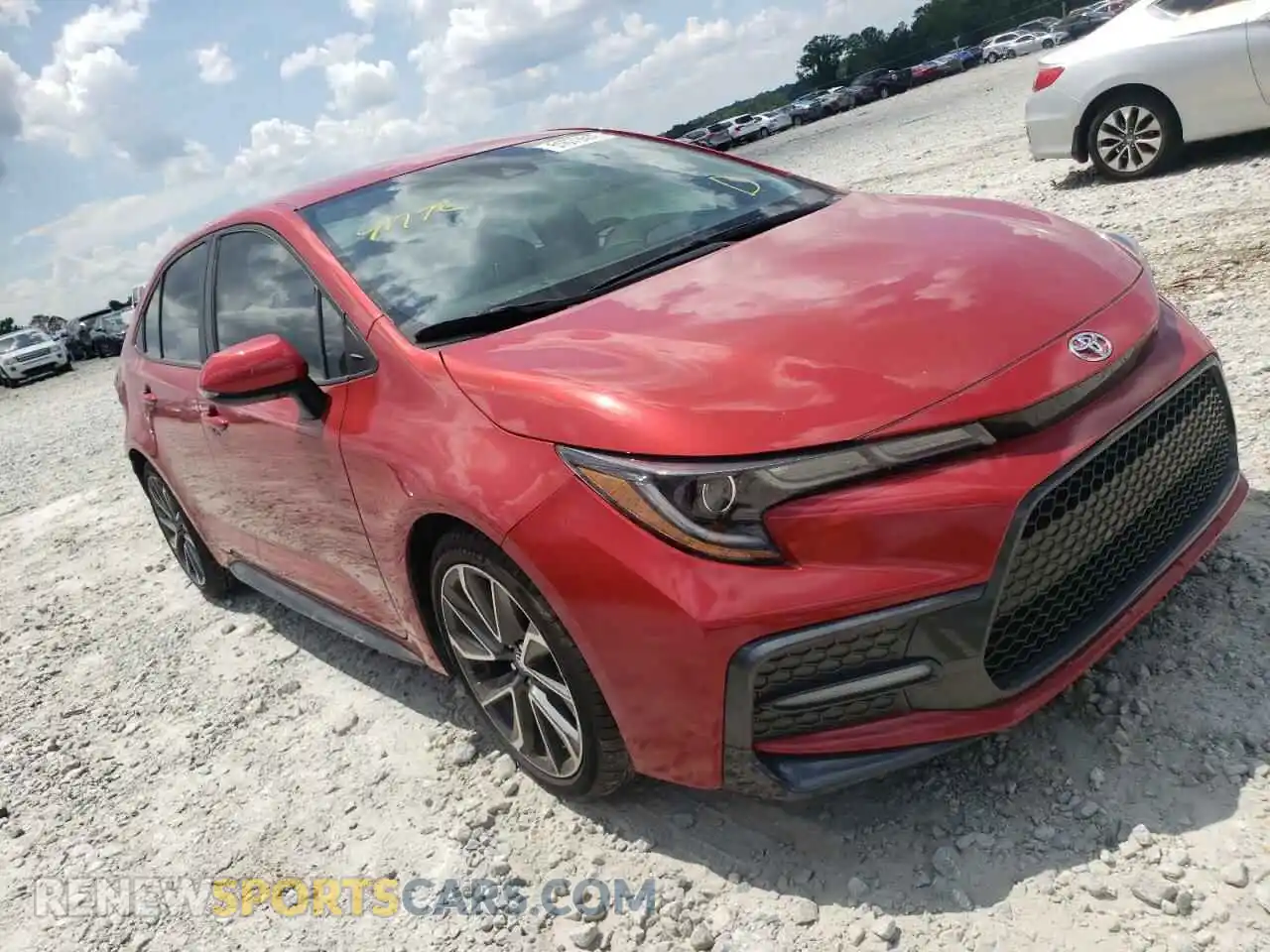 1 Photograph of a damaged car 5YFS4RCE1LP002763 TOYOTA COROLLA 2020