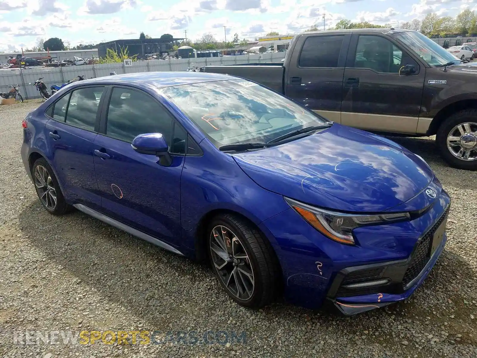 1 Photograph of a damaged car 5YFS4RCE1LP012872 TOYOTA COROLLA 2020