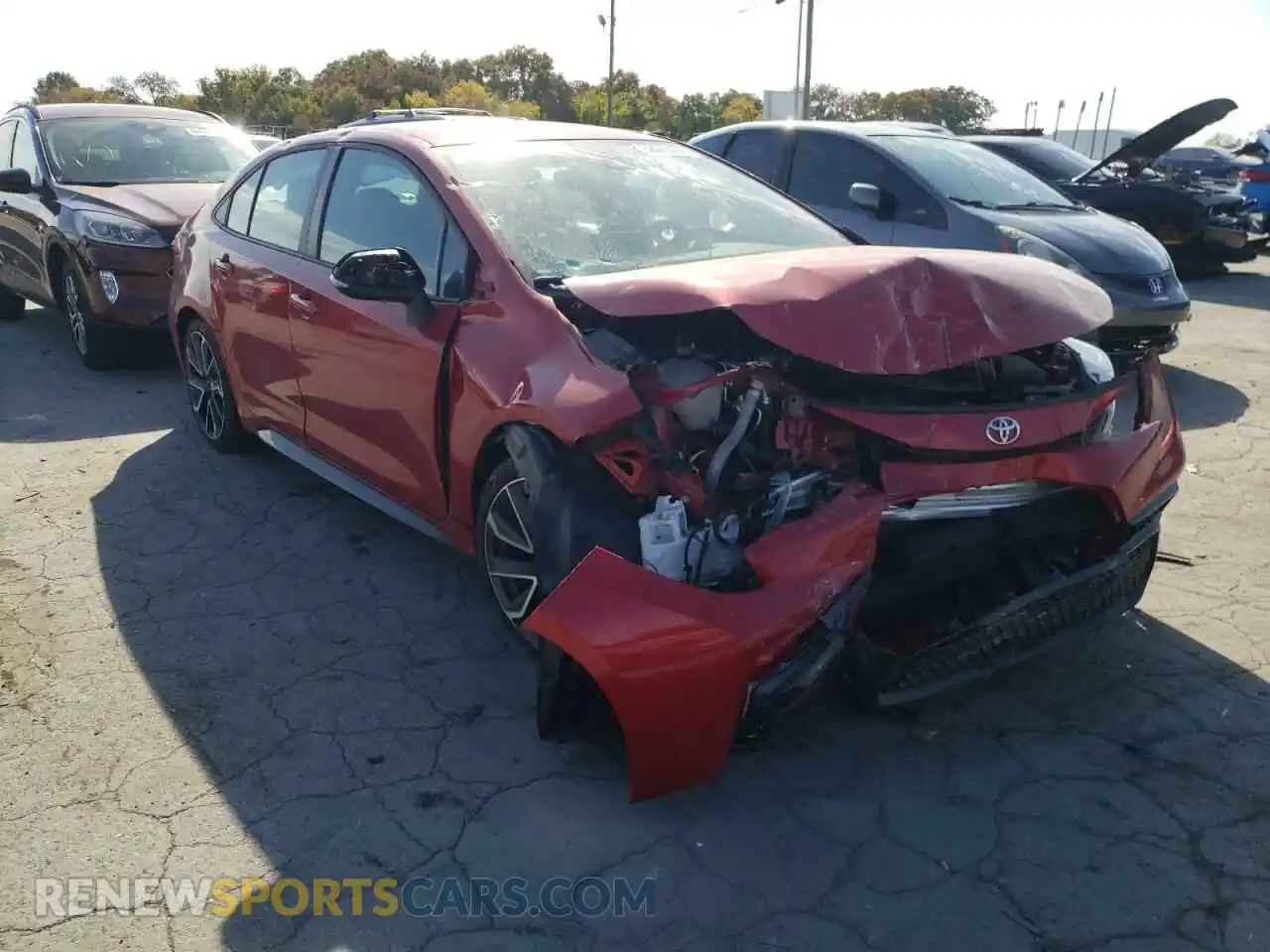 1 Photograph of a damaged car 5YFS4RCE1LP023340 TOYOTA COROLLA 2020