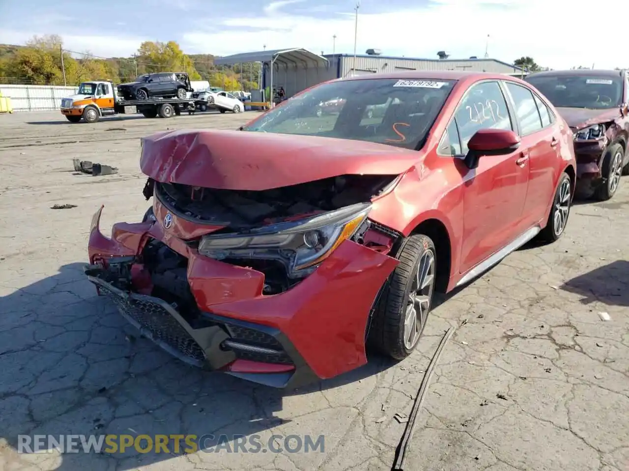 2 Photograph of a damaged car 5YFS4RCE1LP023340 TOYOTA COROLLA 2020
