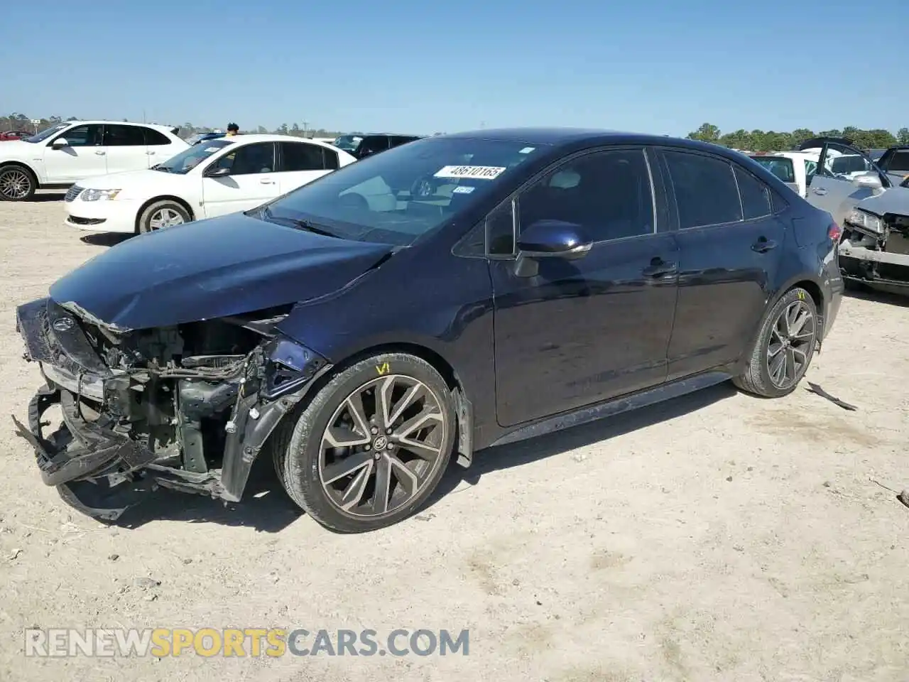1 Photograph of a damaged car 5YFS4RCE1LP025976 TOYOTA COROLLA 2020