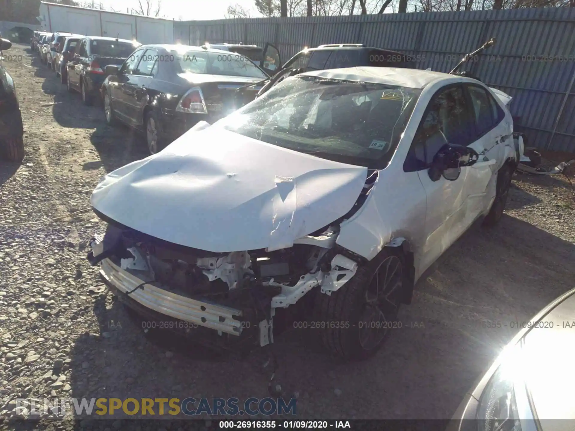 2 Photograph of a damaged car 5YFS4RCE1LP026660 TOYOTA COROLLA 2020