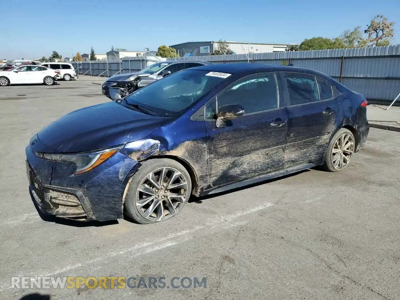 1 Photograph of a damaged car 5YFS4RCE1LP027095 TOYOTA COROLLA 2020