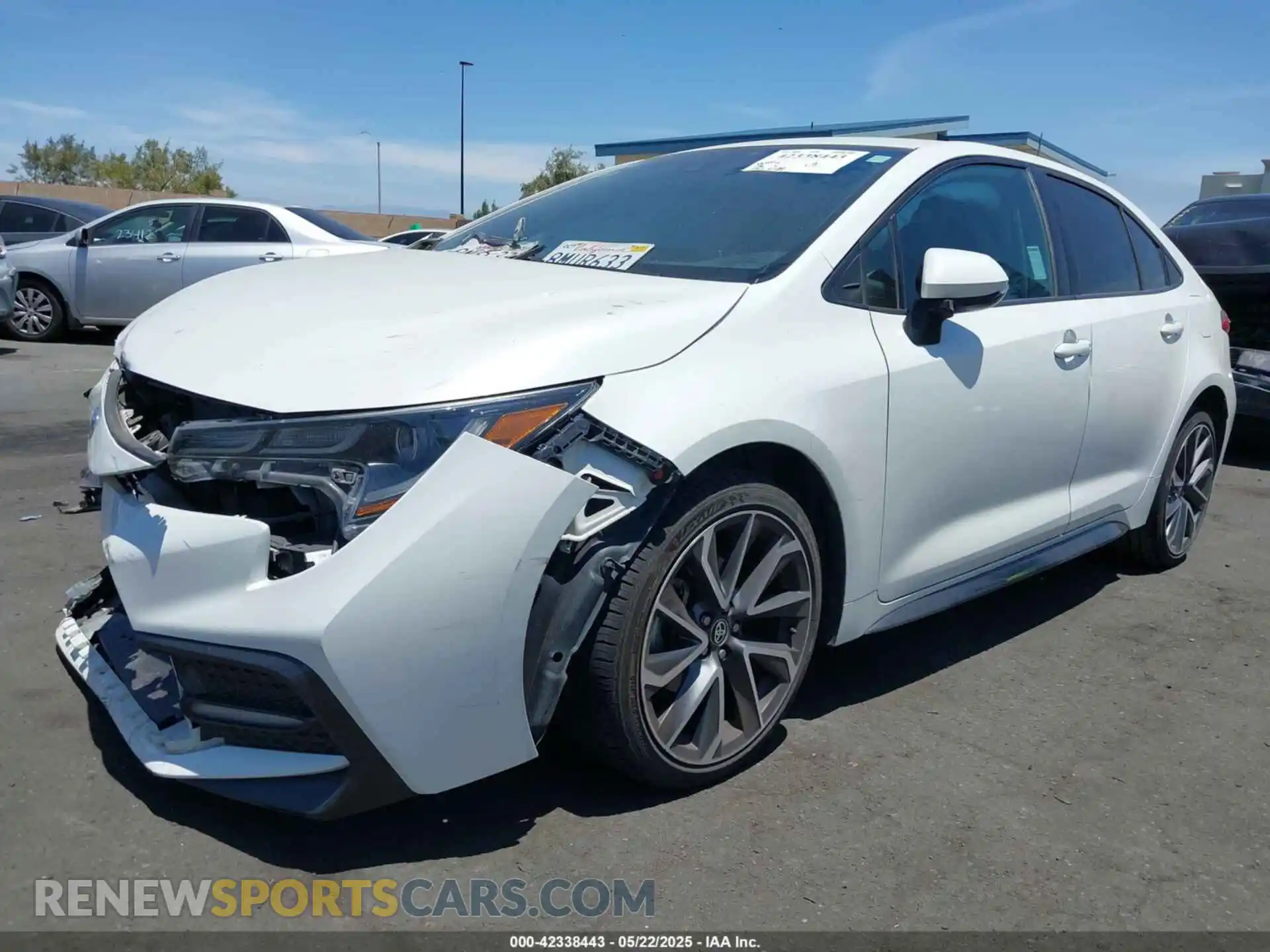 2 Photograph of a damaged car 5YFS4RCE1LP027419 TOYOTA COROLLA 2020