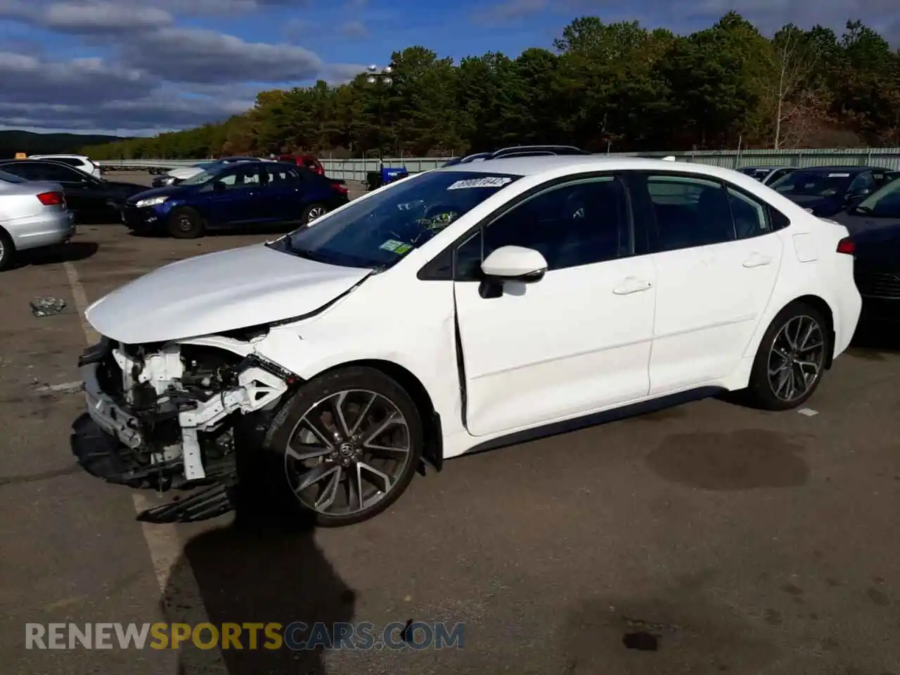 1 Photograph of a damaged car 5YFS4RCE1LP027467 TOYOTA COROLLA 2020